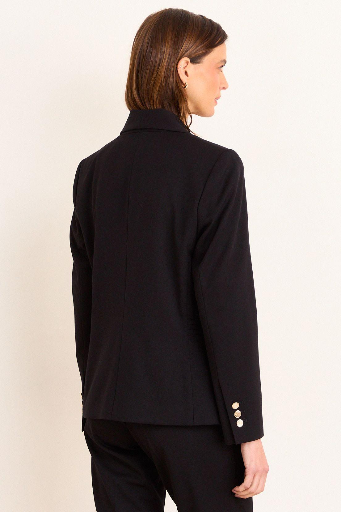 Blazer Cuello Continuo Negro Ma Griffe 16002226051102-2
