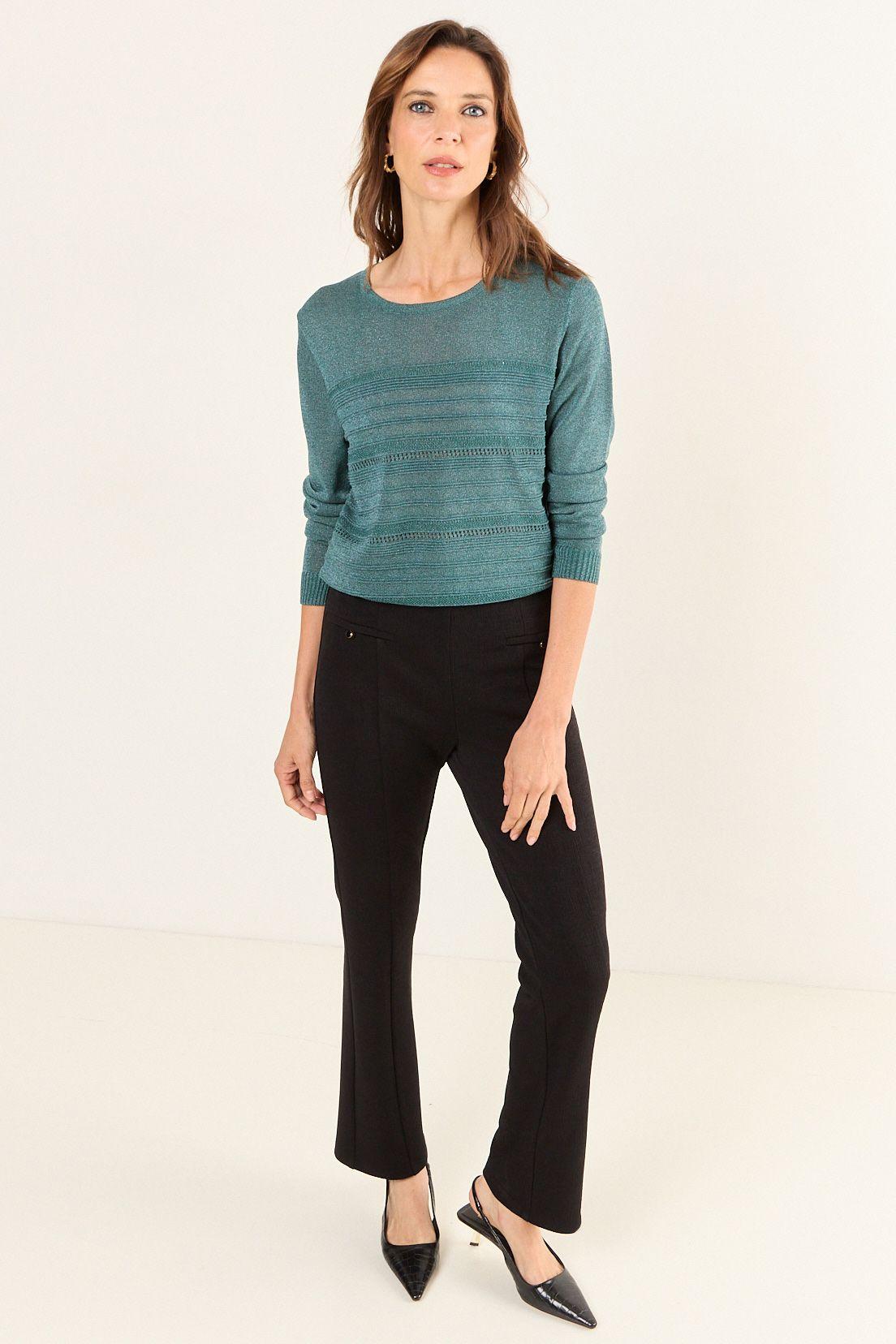 Tejido Cerrado Lurex Verde Ma Griffe 18102126050217-4