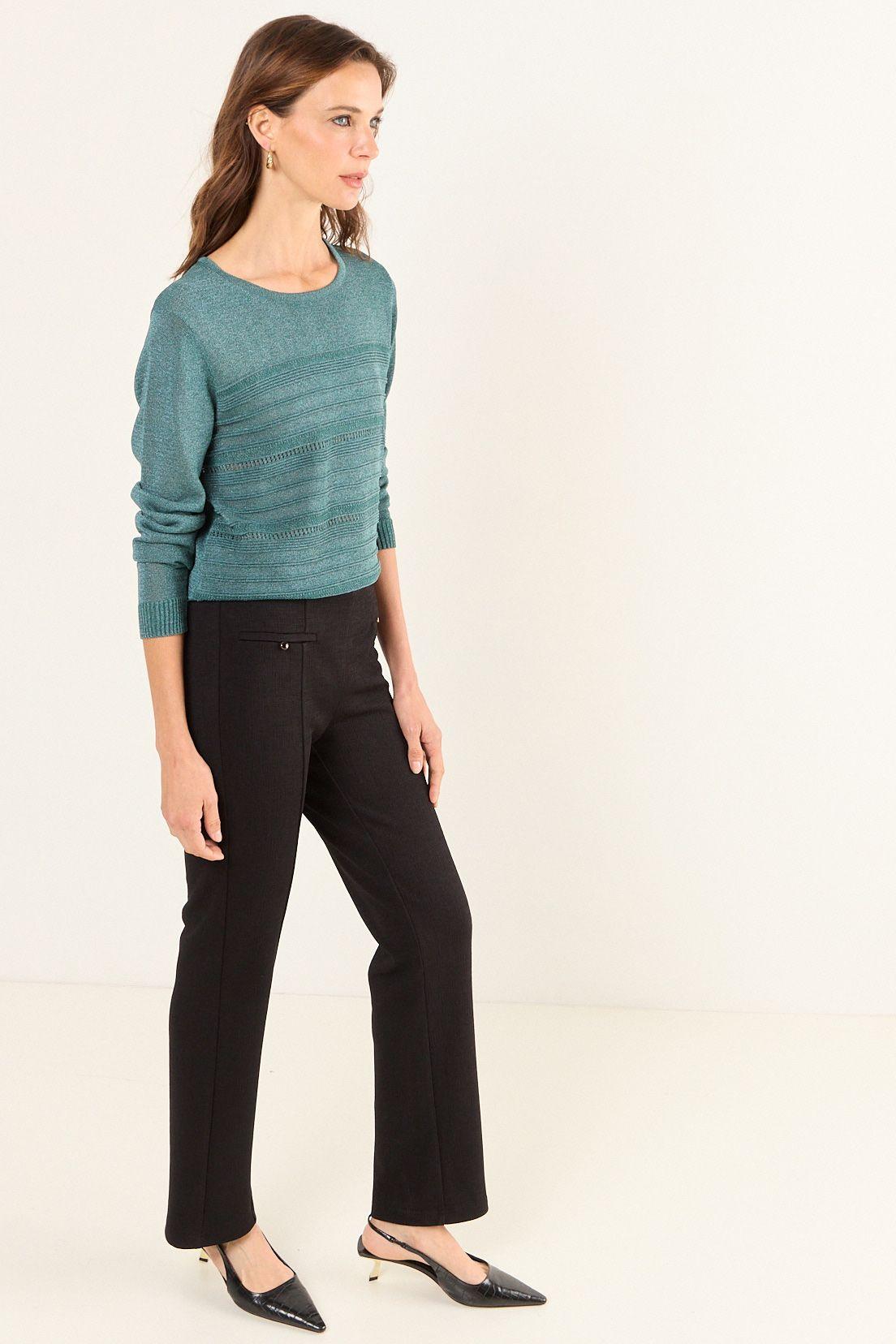 Tejido Cerrado Lurex Verde Ma Griffe 18102126050217-3