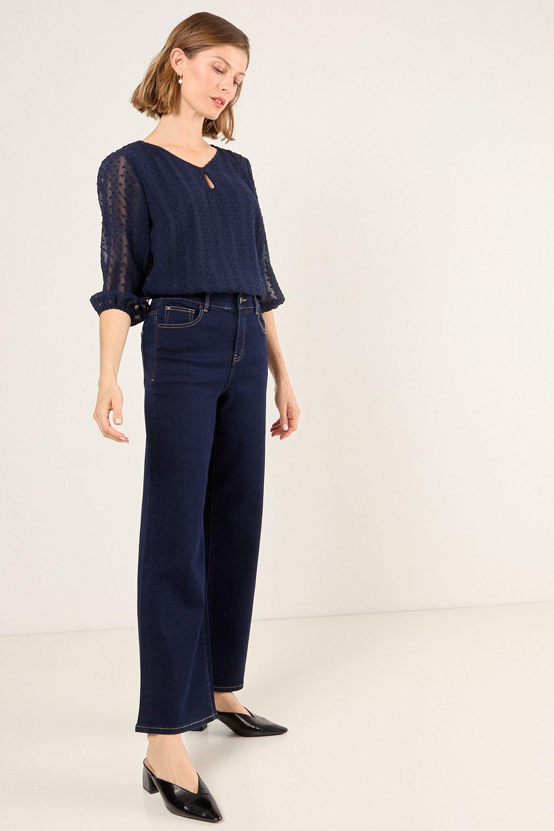 Blusa Lisa Azul Ma Griffe 14004225032104-3