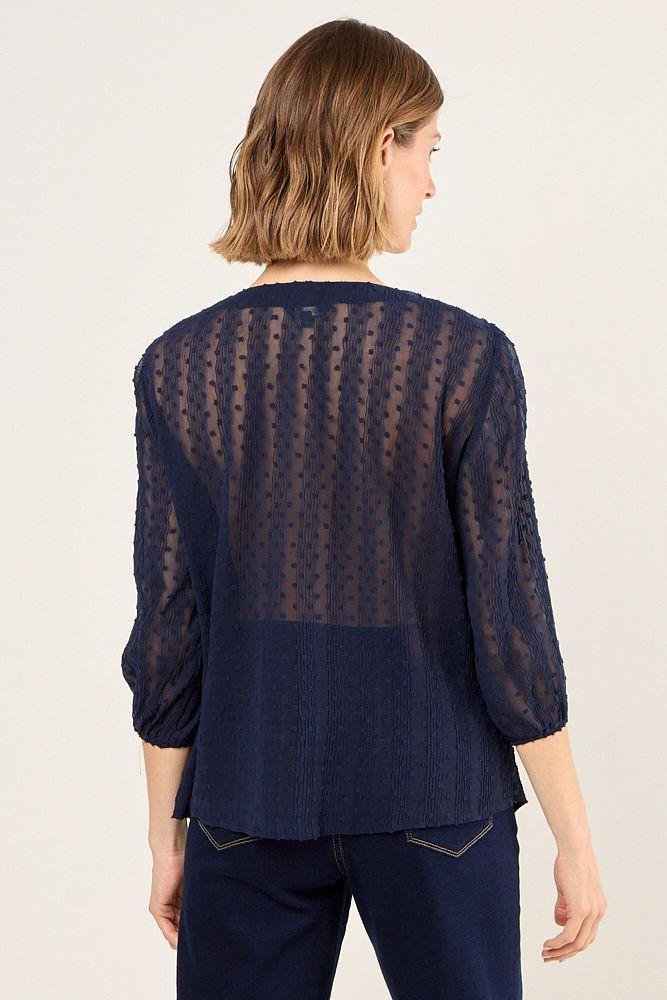 Blusa Lisa Azul Ma Griffe 14004225032104-2