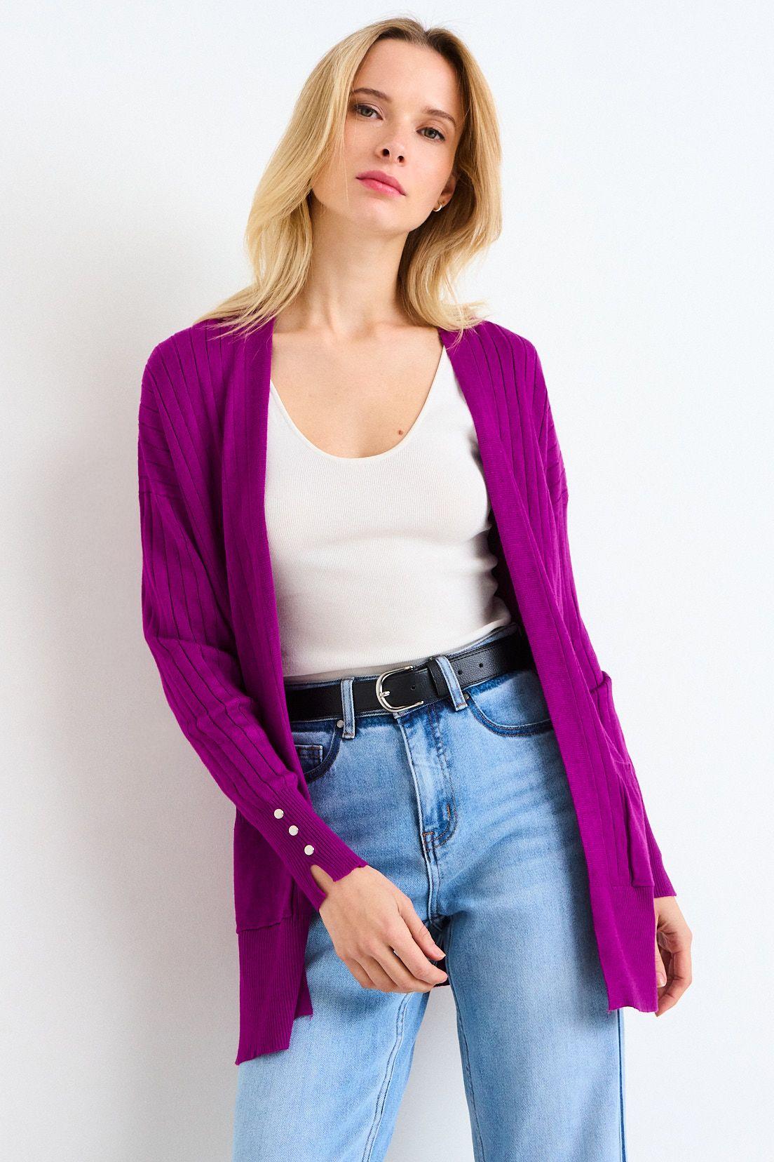 Chaleco Liso Morado Ash 18004225090121-1