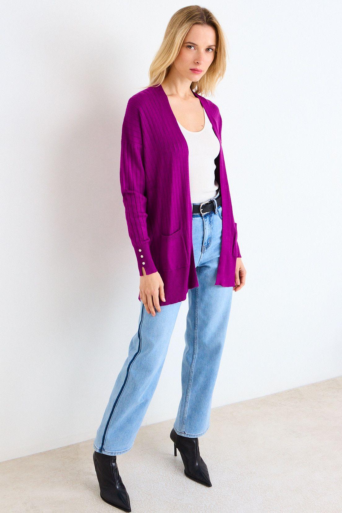 Chaleco Liso Morado Ash 18004225090121-3