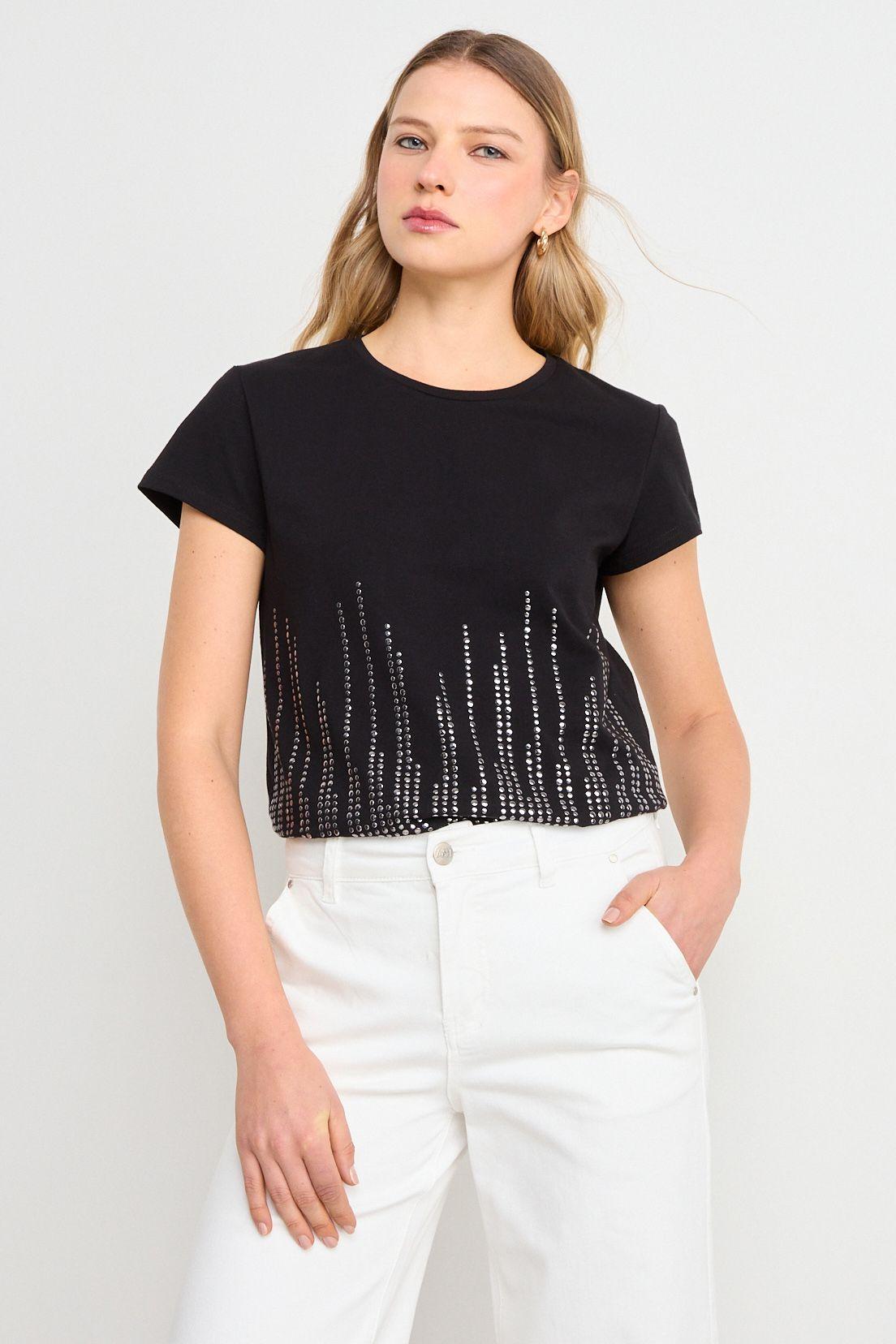 Polera Manga Corta Negro Ash 14604225700102-0