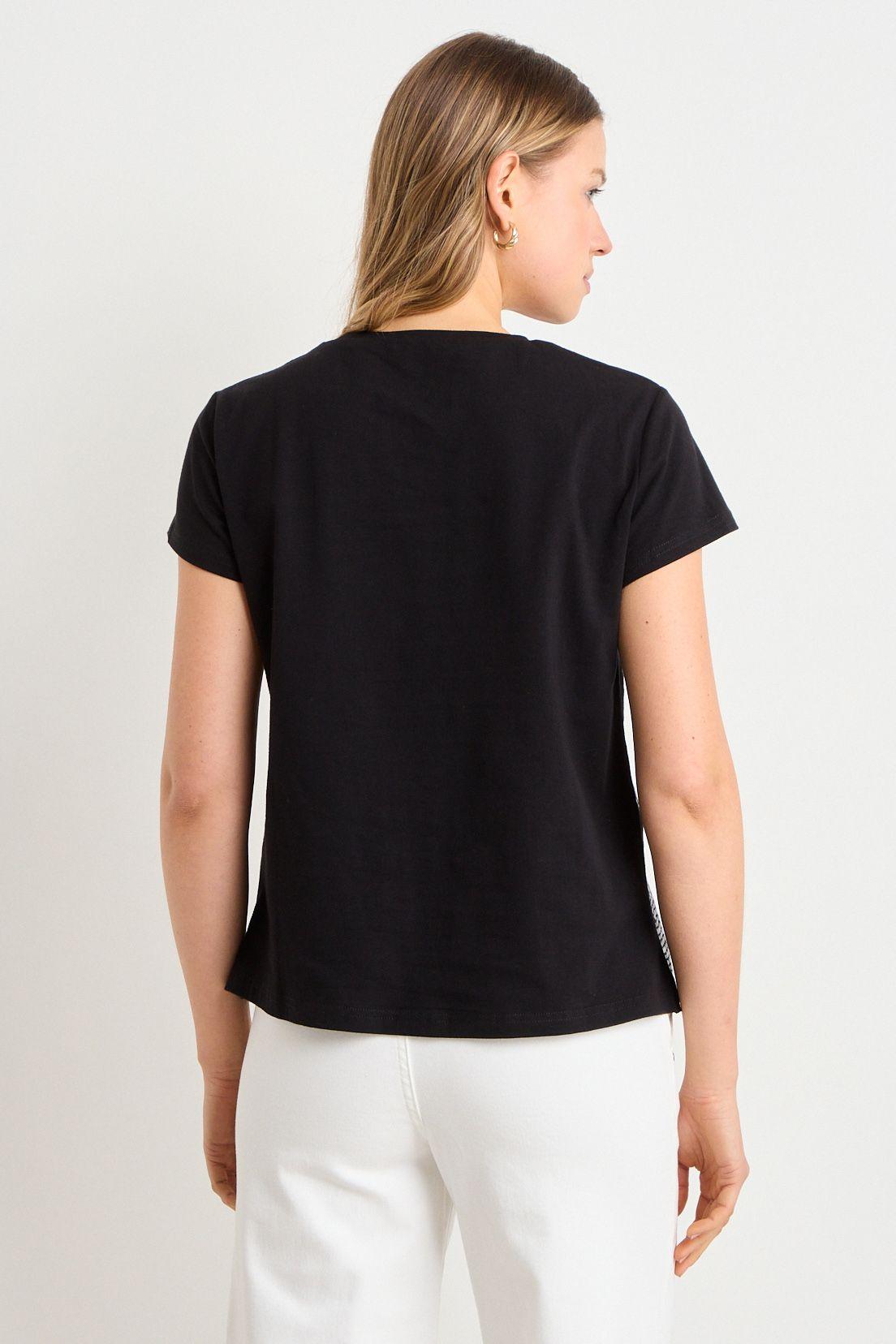 Polera Manga Corta Negro Ash 14604225700102-2