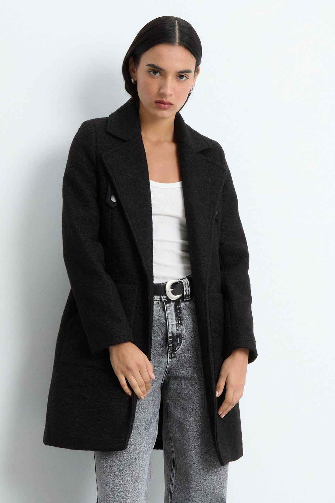 Chaqueton Liso Negro 17220125002102-0