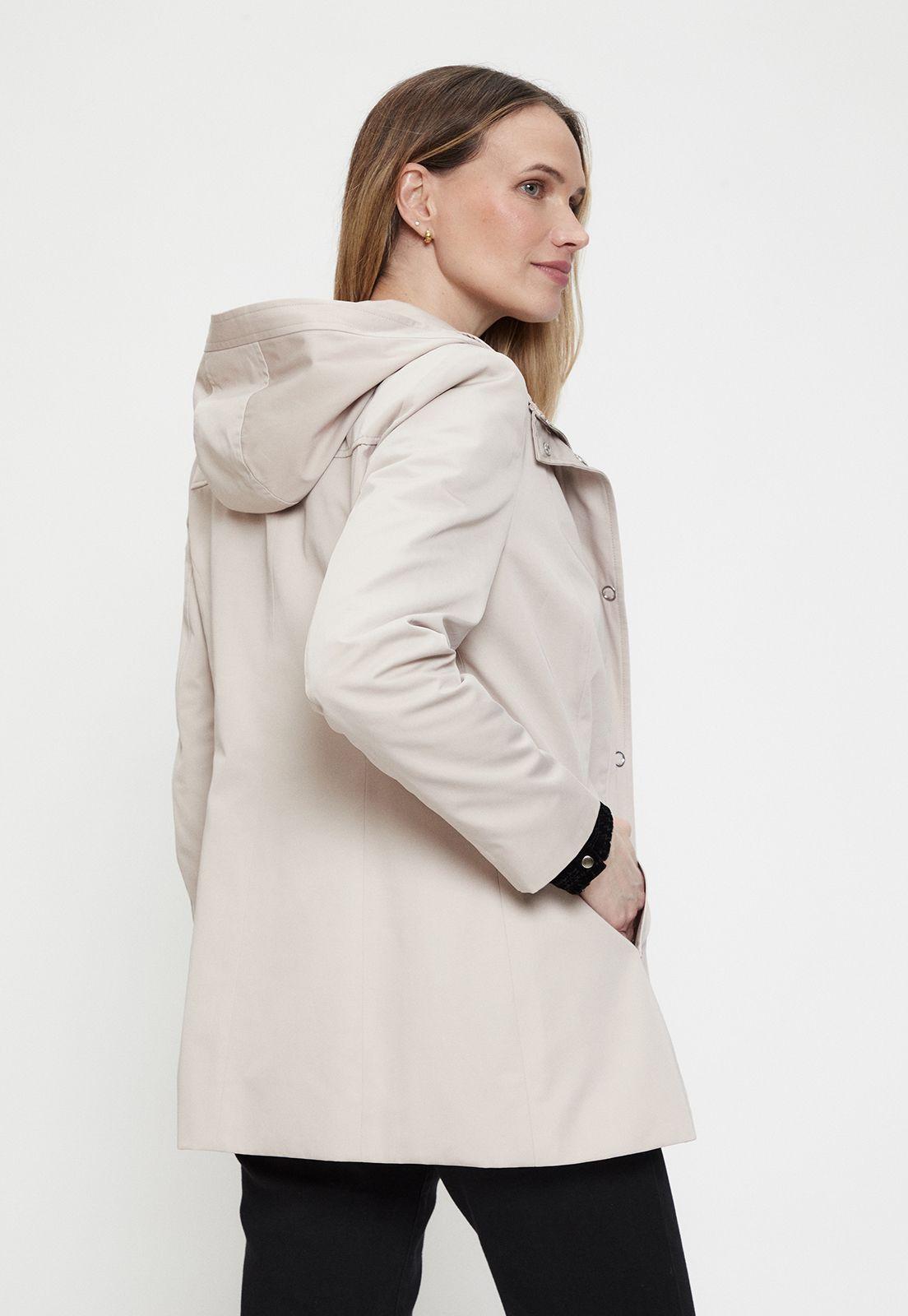 Trench Liso Beige Ma Griffe 17402224003106-4
