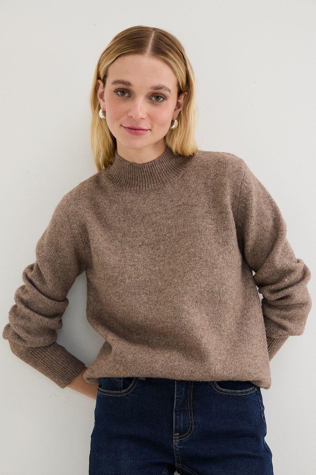 Sweater Liso Café 18107125055129-0