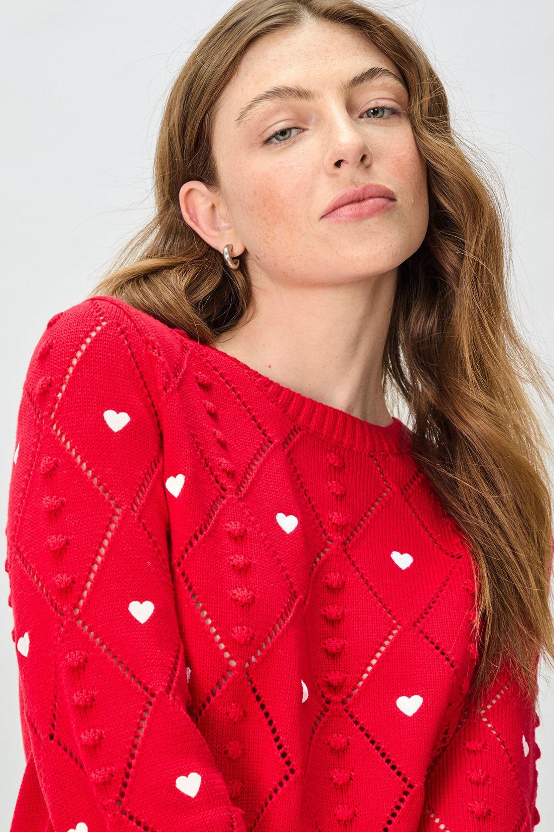 Sweater Liso Rojo iO 18120125004103-1