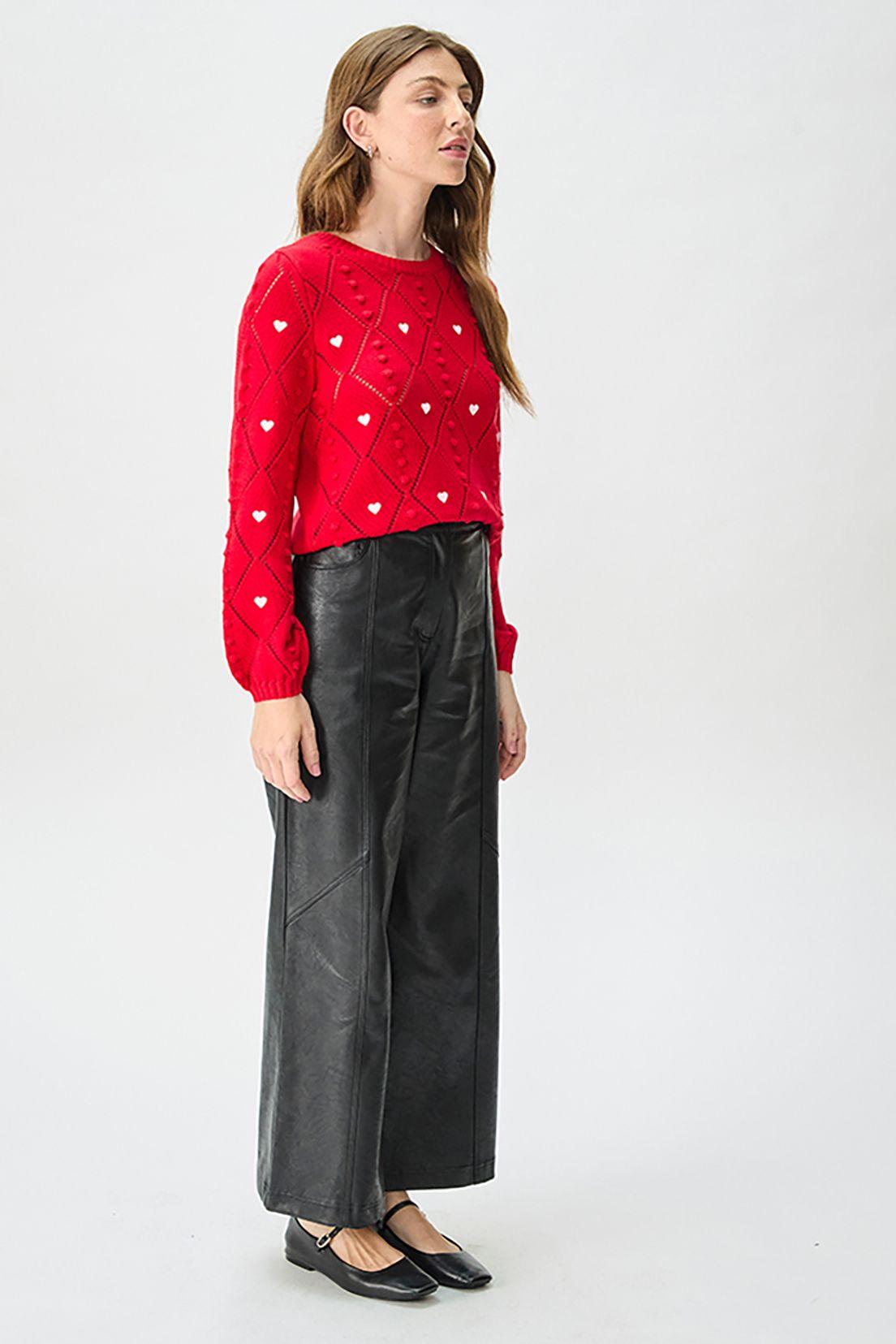 Sweater Liso Rojo iO 18120125004103-2