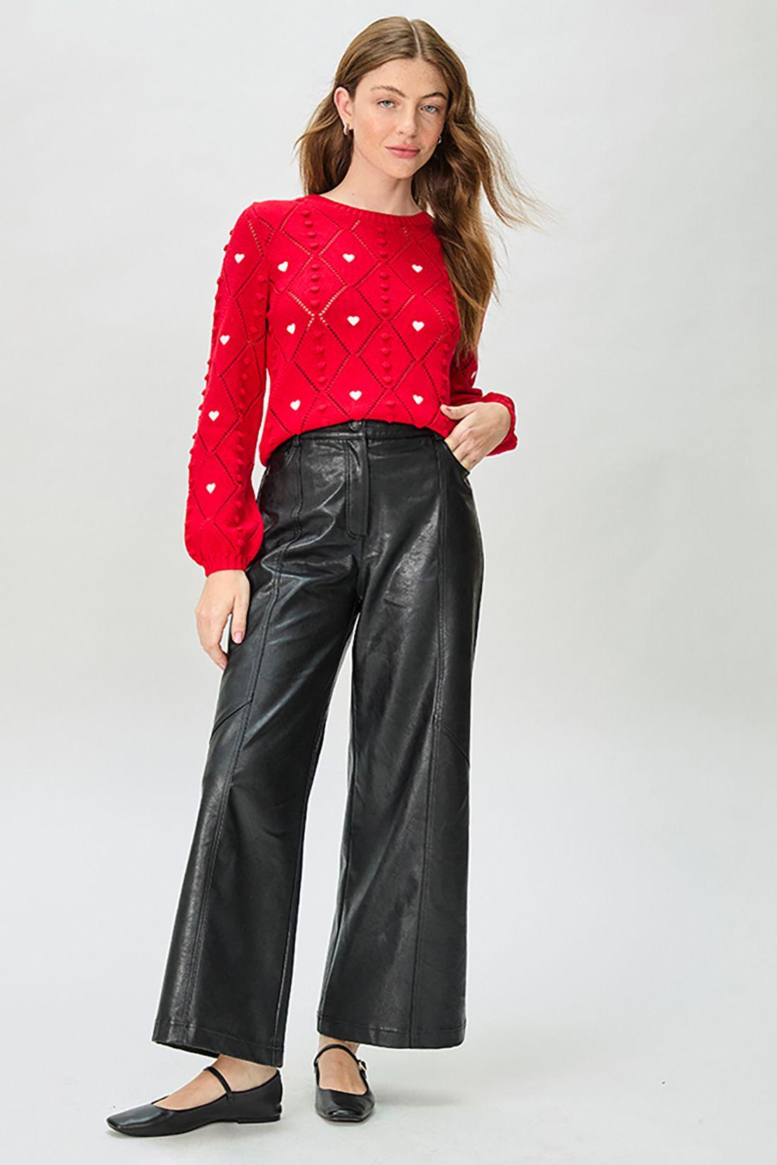 Sweater Liso Rojo iO 18120125004103-4