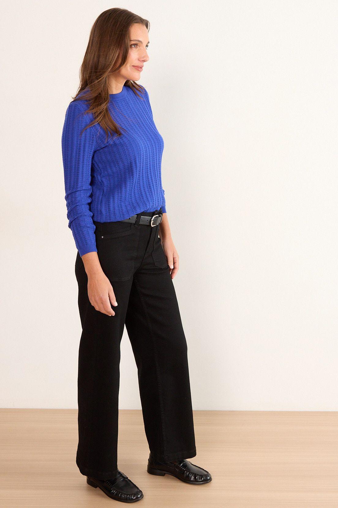 Tejido Cerrado Diseño Azul Ma Griffe 18102226050134-3
