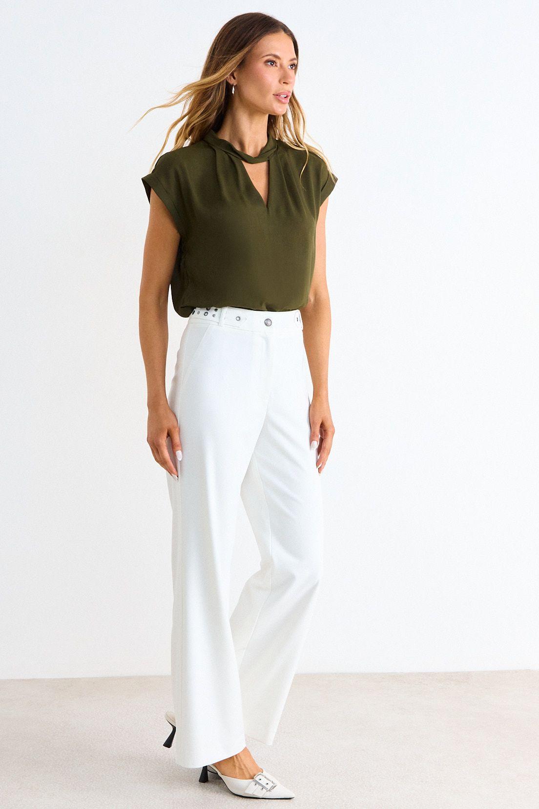 Blusa Lisa Verde Ash 14007126054137-3