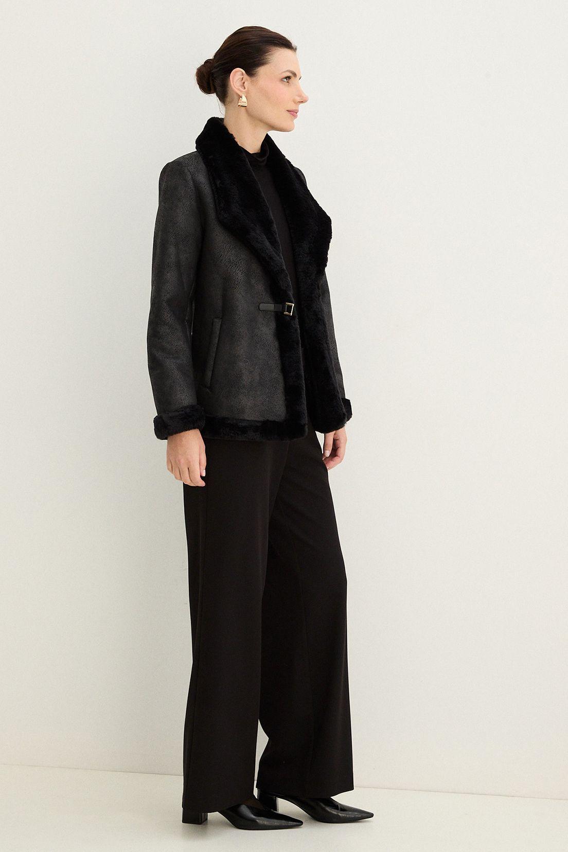 Chaqueta De Bonded Negro 17502125006102-3
