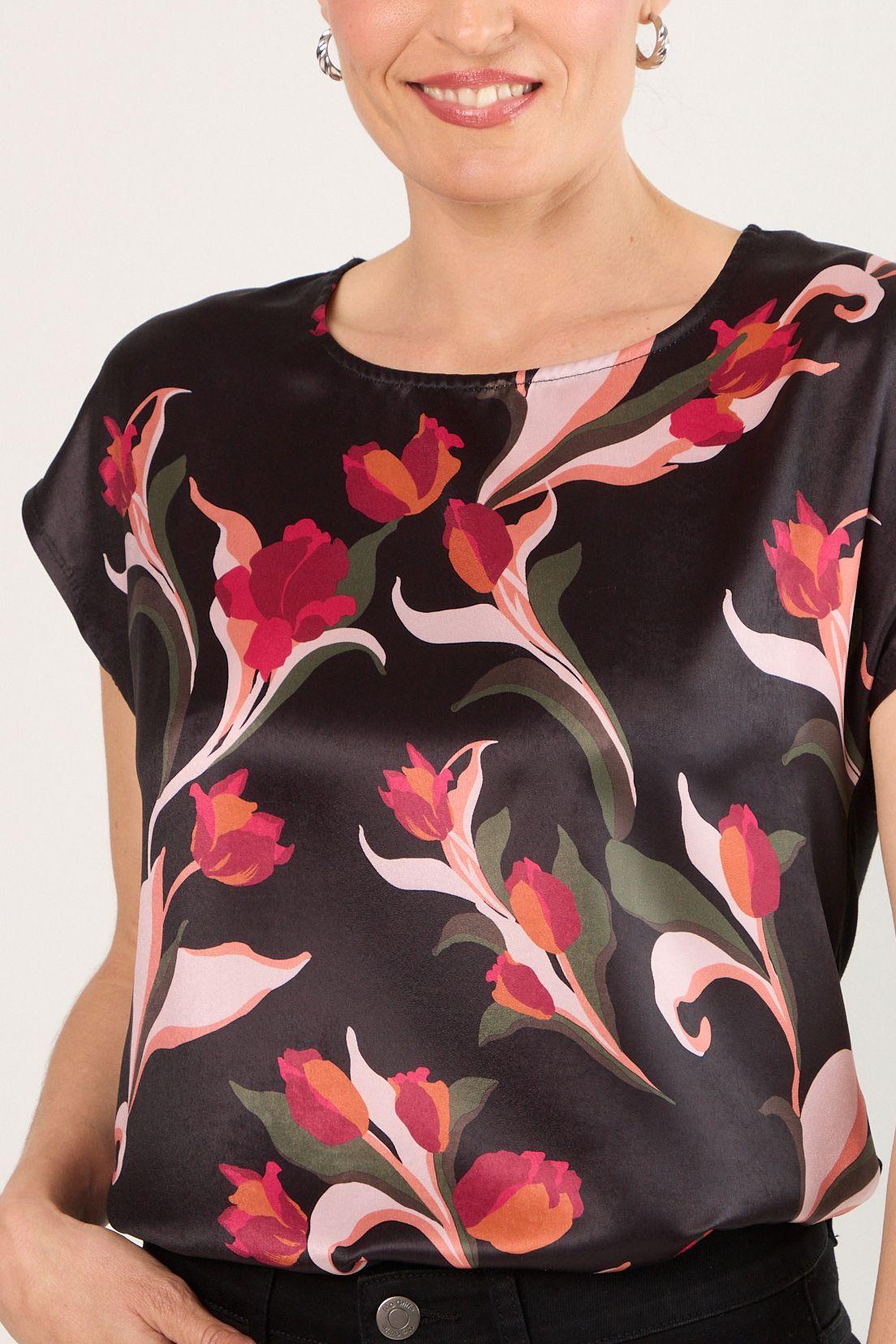 Polera Manga Corta Negro Ma Griffe 14602225053102-1