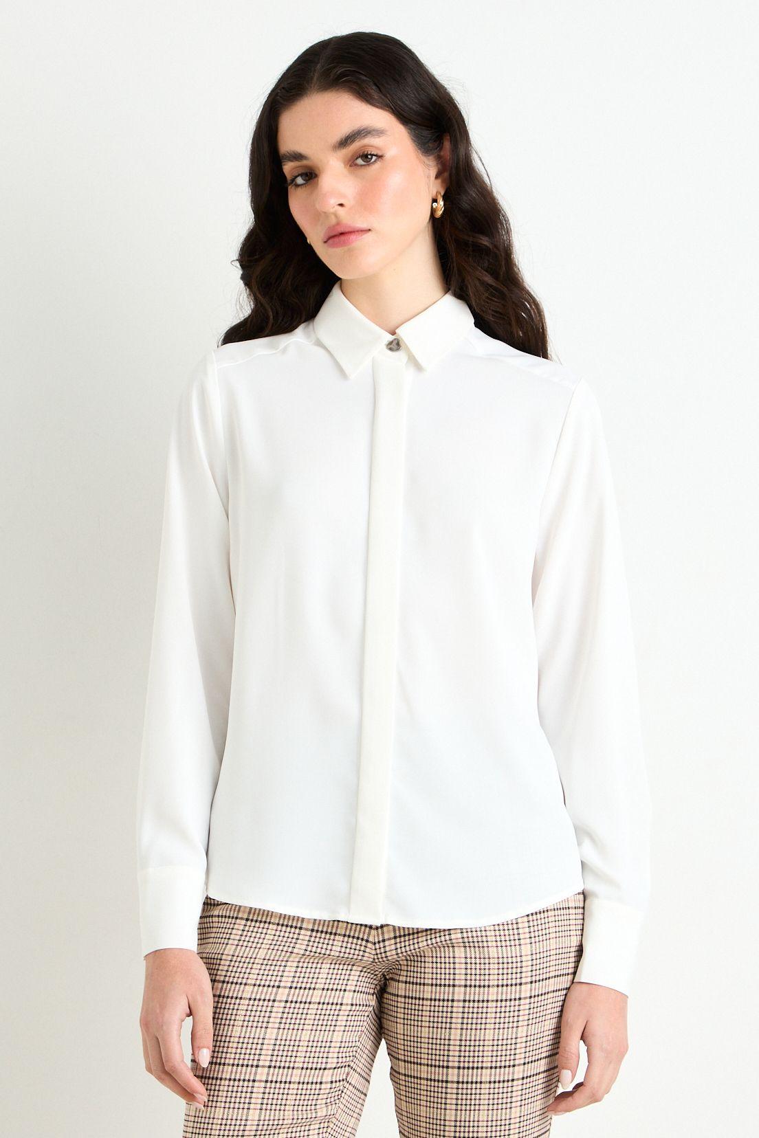Blusas Manga Larga Crudo Ash 14007225090105-0