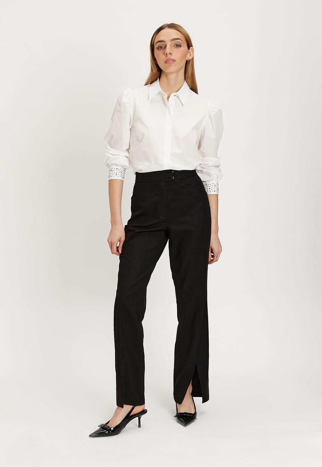 Pantalon Liso Negro iO 11020224054102-0
