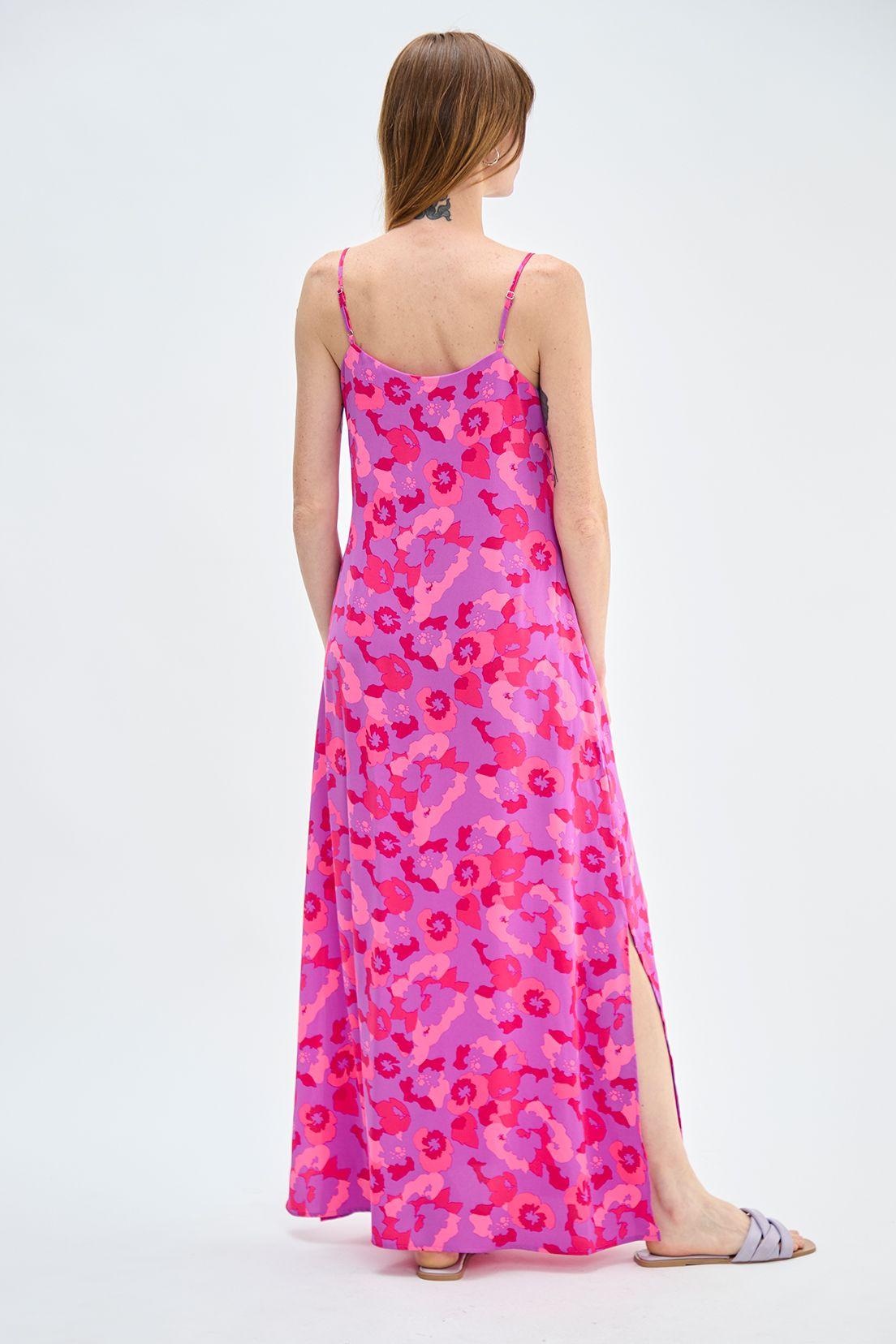 Vestido Largo Estampado Morado Ash 13507224002121-4