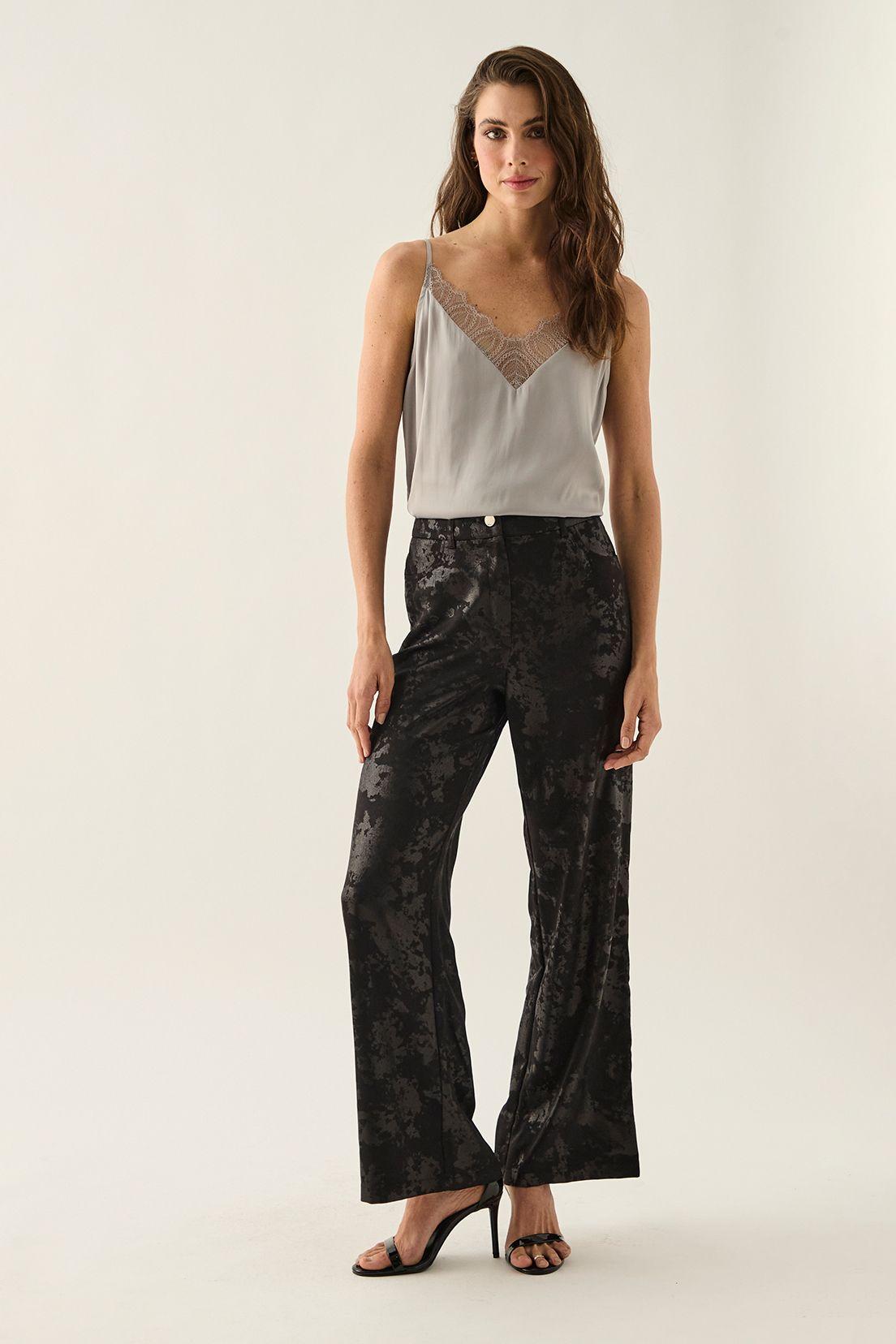 Pantalon Estampado Gris Ash 11107125051163-0