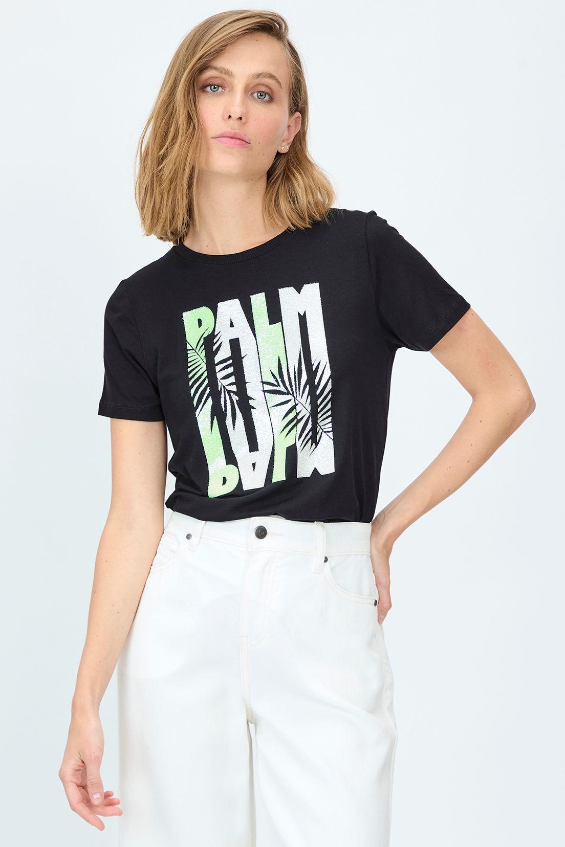 Polera Estampada Negro iO 14604224007102-0