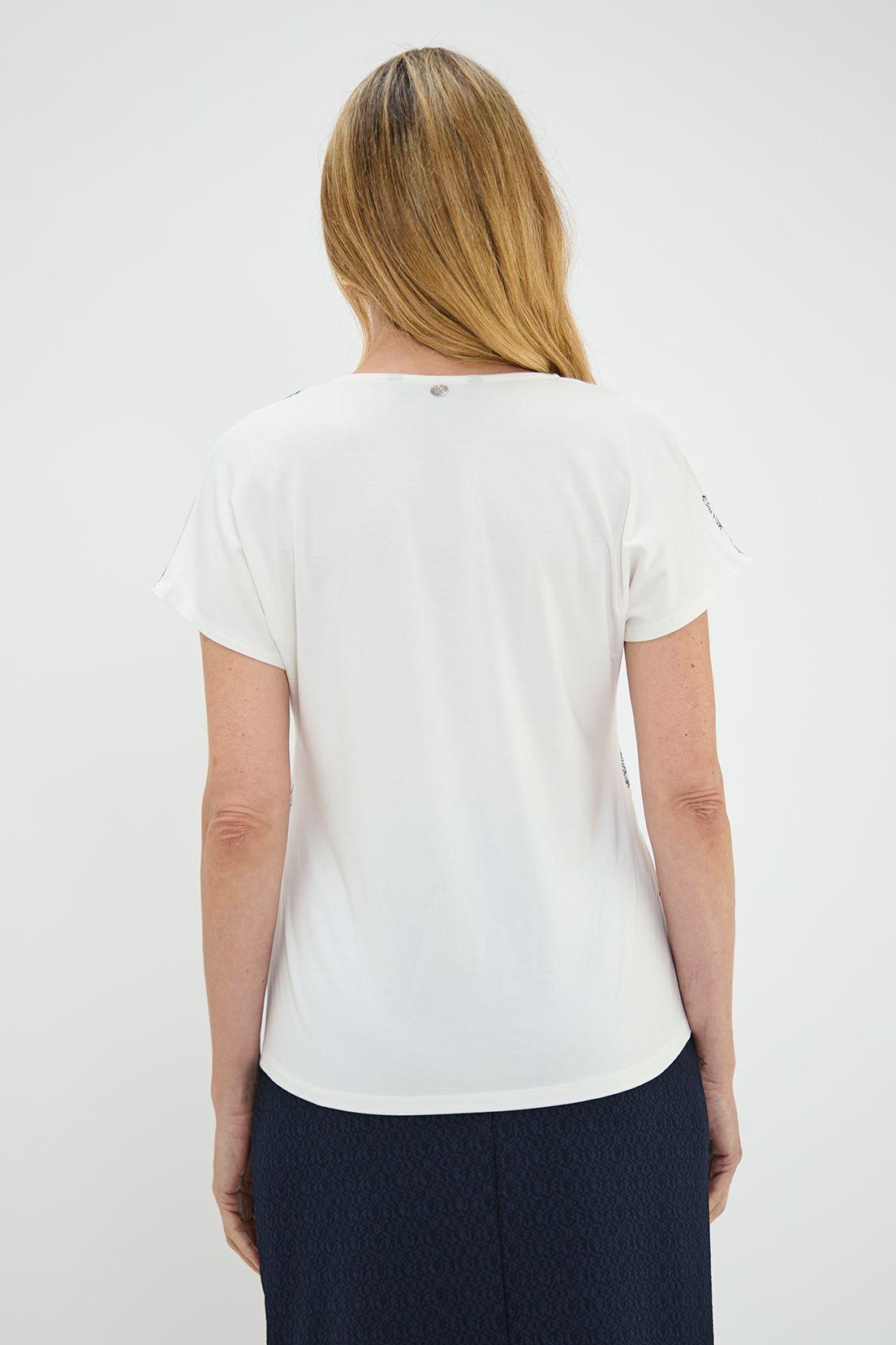 Polera Manga Caida Estampada Crudo Ma Griffe 14602125050105-3
