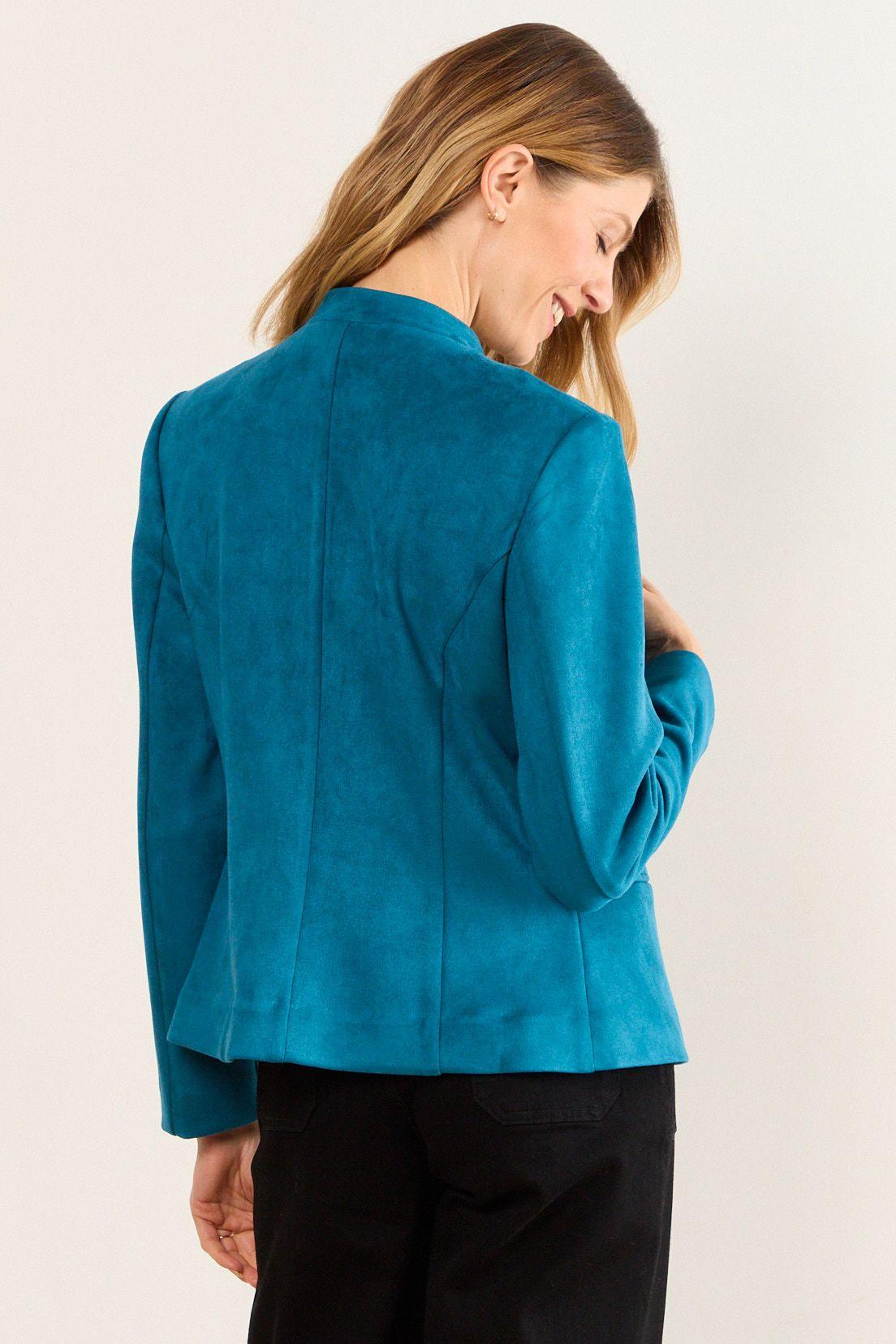 Chaqueta Antelina Petroleo Ma Griffe 17502226053537-2