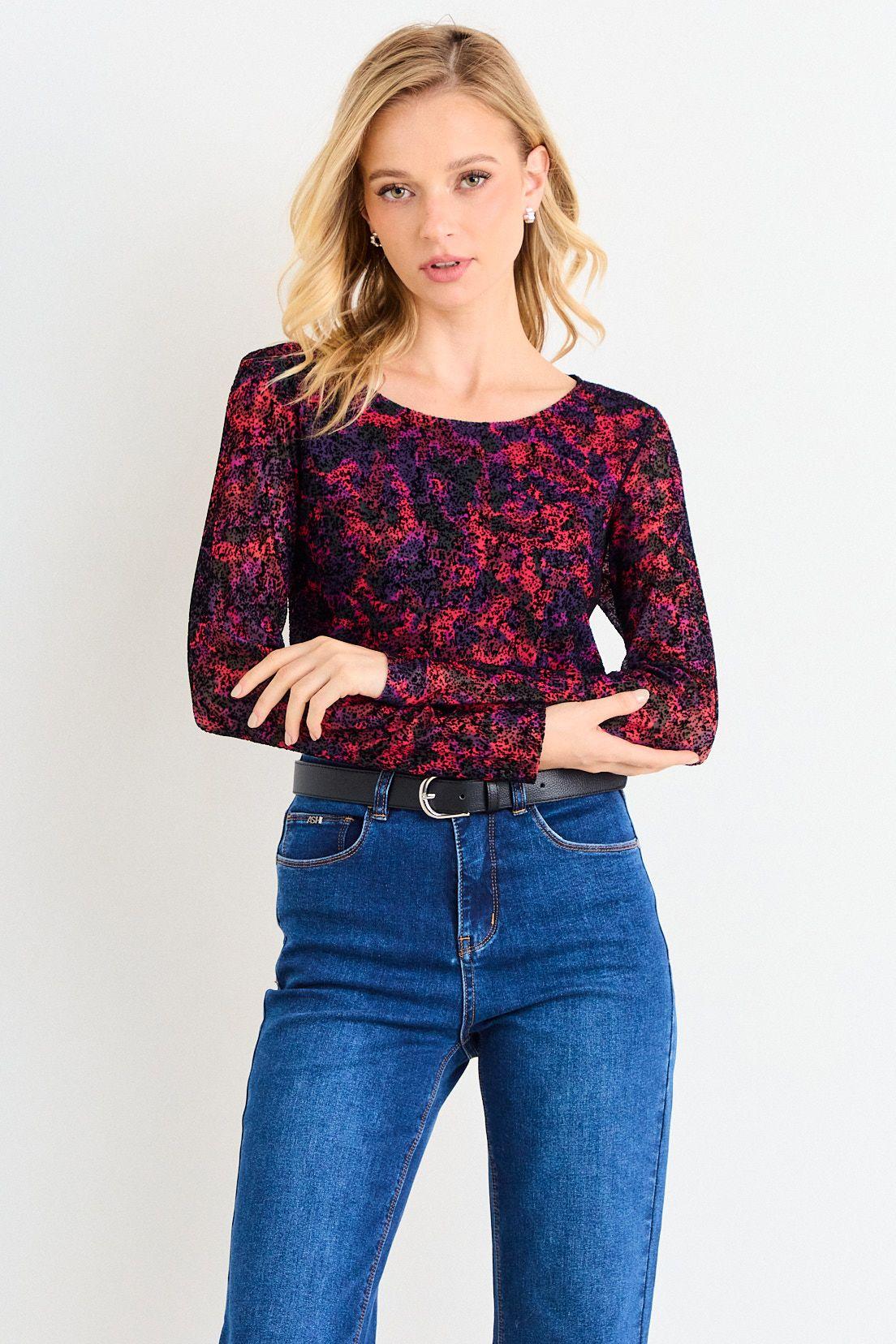 Polera Fantasia Rojo Ash 14307126005103-1