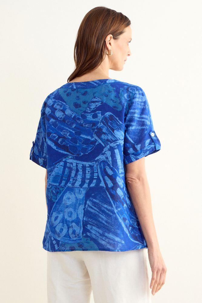 Blusa Fantasia Azul Marino Ma Griffe 14102225301104-2
