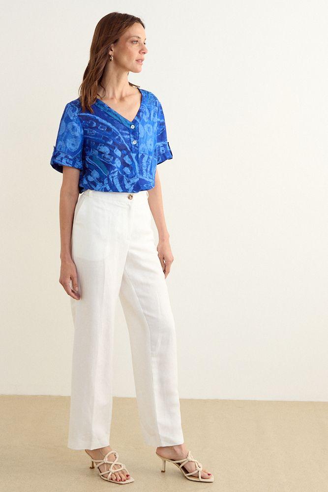 Blusa Fantasia Azul Marino Ma Griffe 14102225301104-4