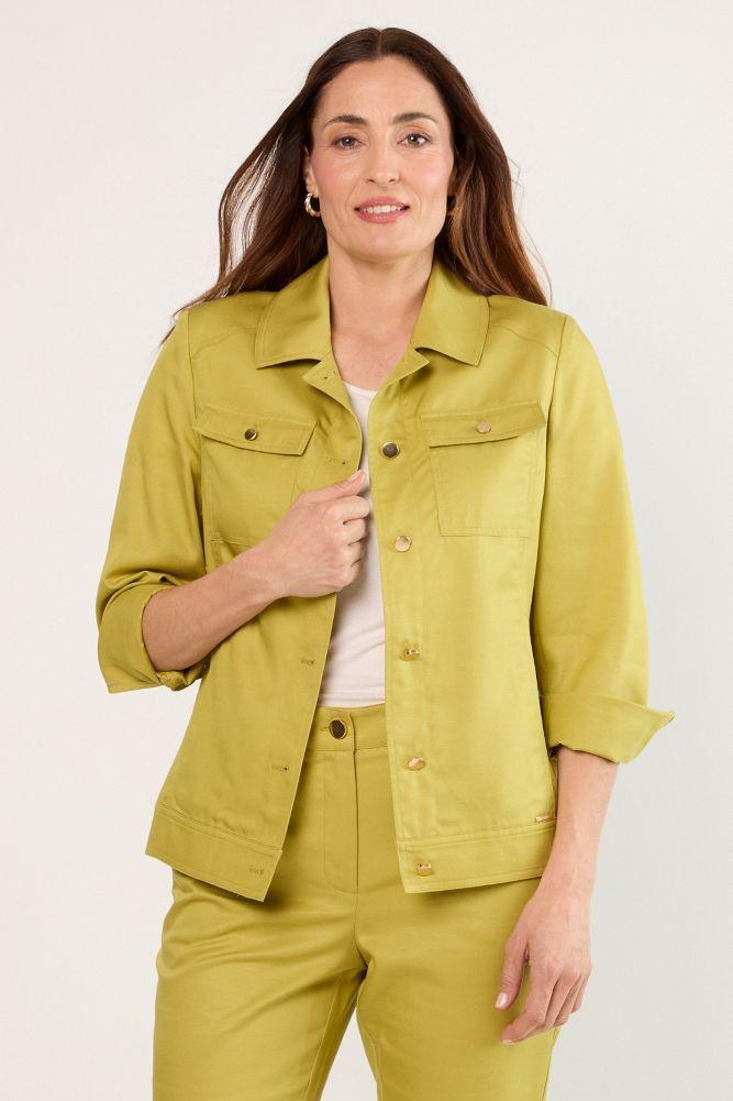 Chaqueta Verde Ma Griffe 17502225005137-0
