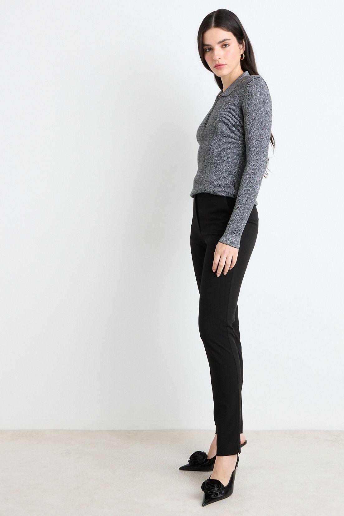 Polera Manga Larga Negro Ash 18207225050102-3