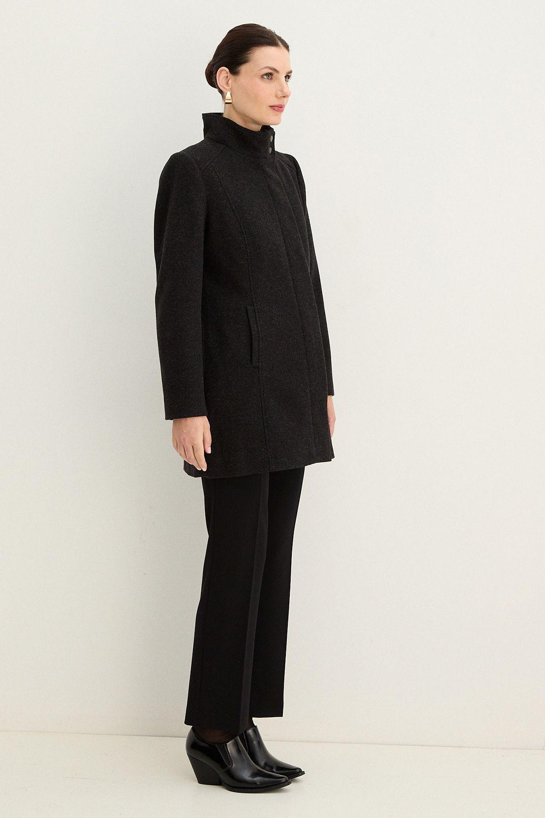 Chaqueton Cuello Alto De Muflon Negro 17202125005102-3