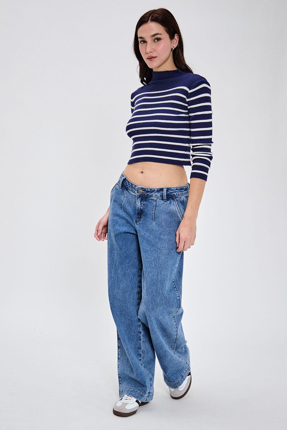 Sweater Liso Azul 18120224072104-1