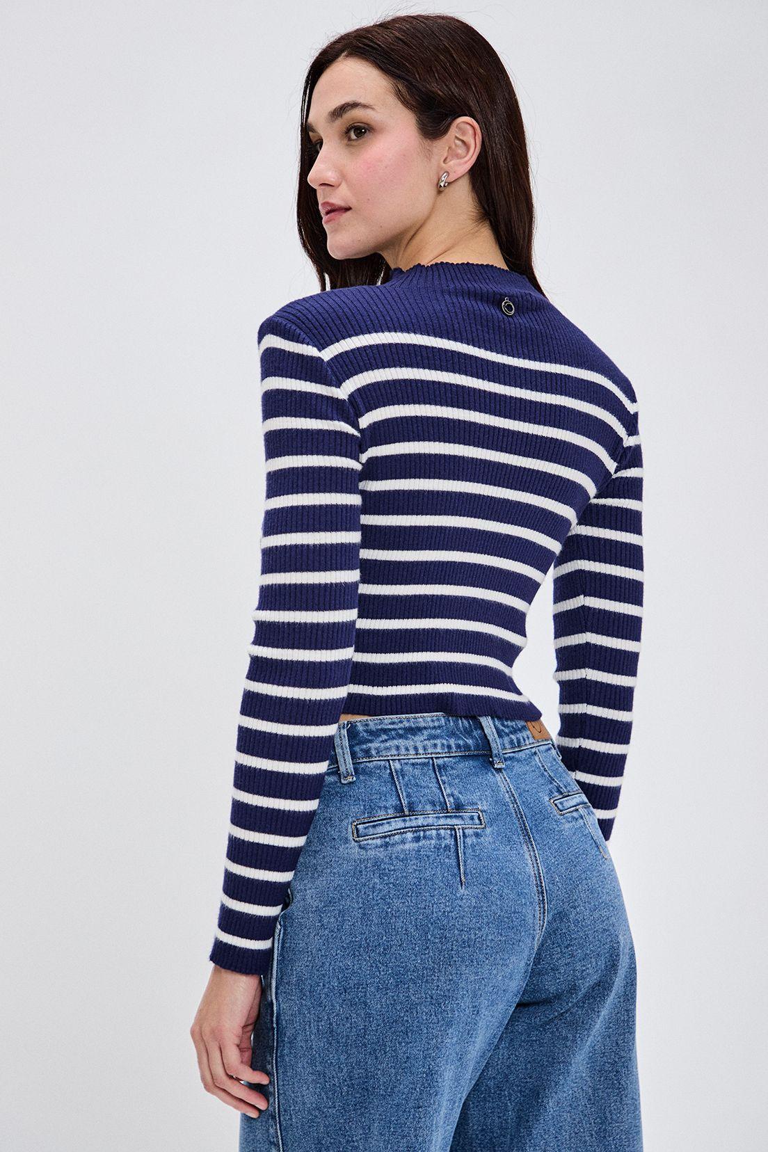 Sweater Liso Azul 18120224072104-2