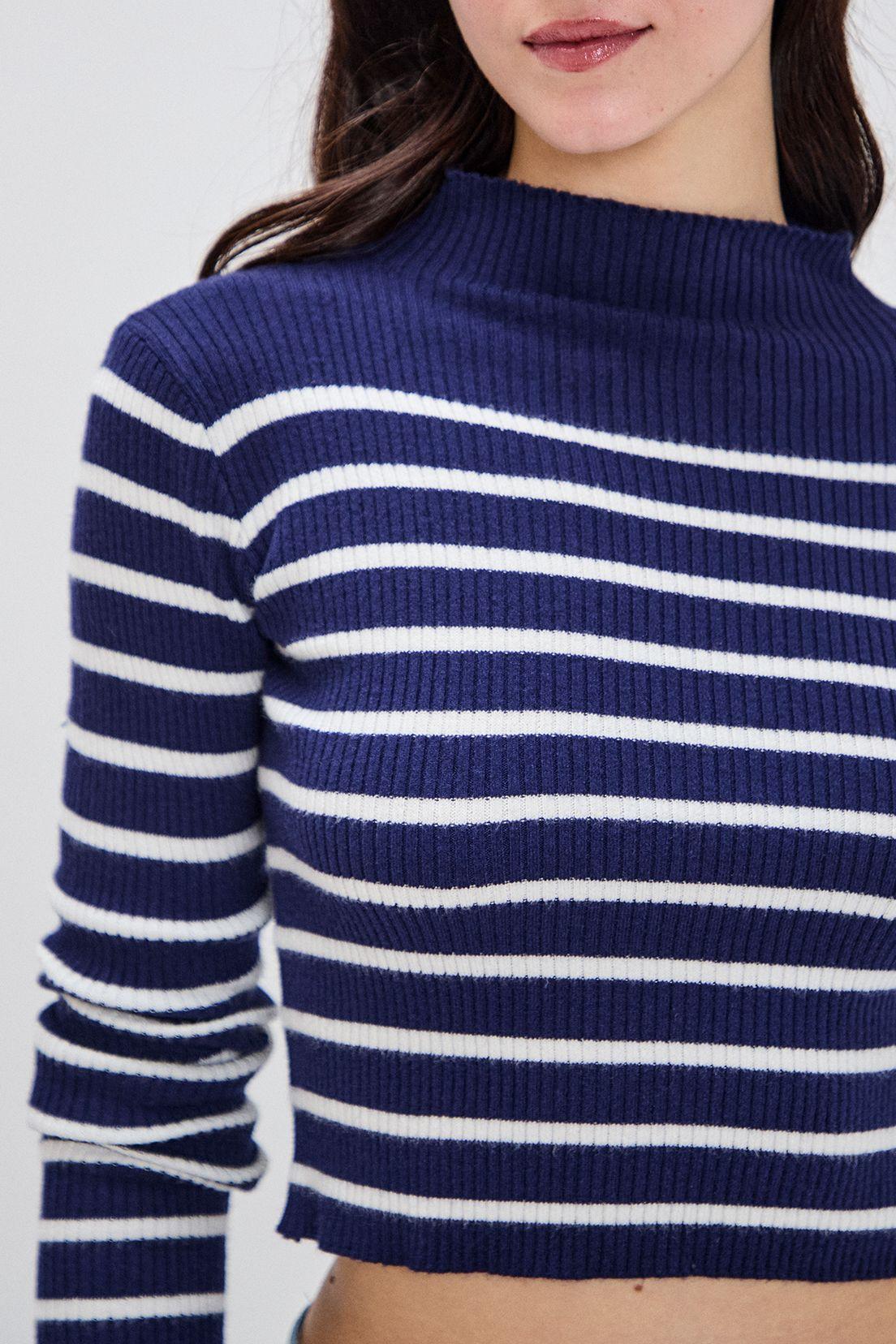 Sweater Liso Azul 18120224072104-4