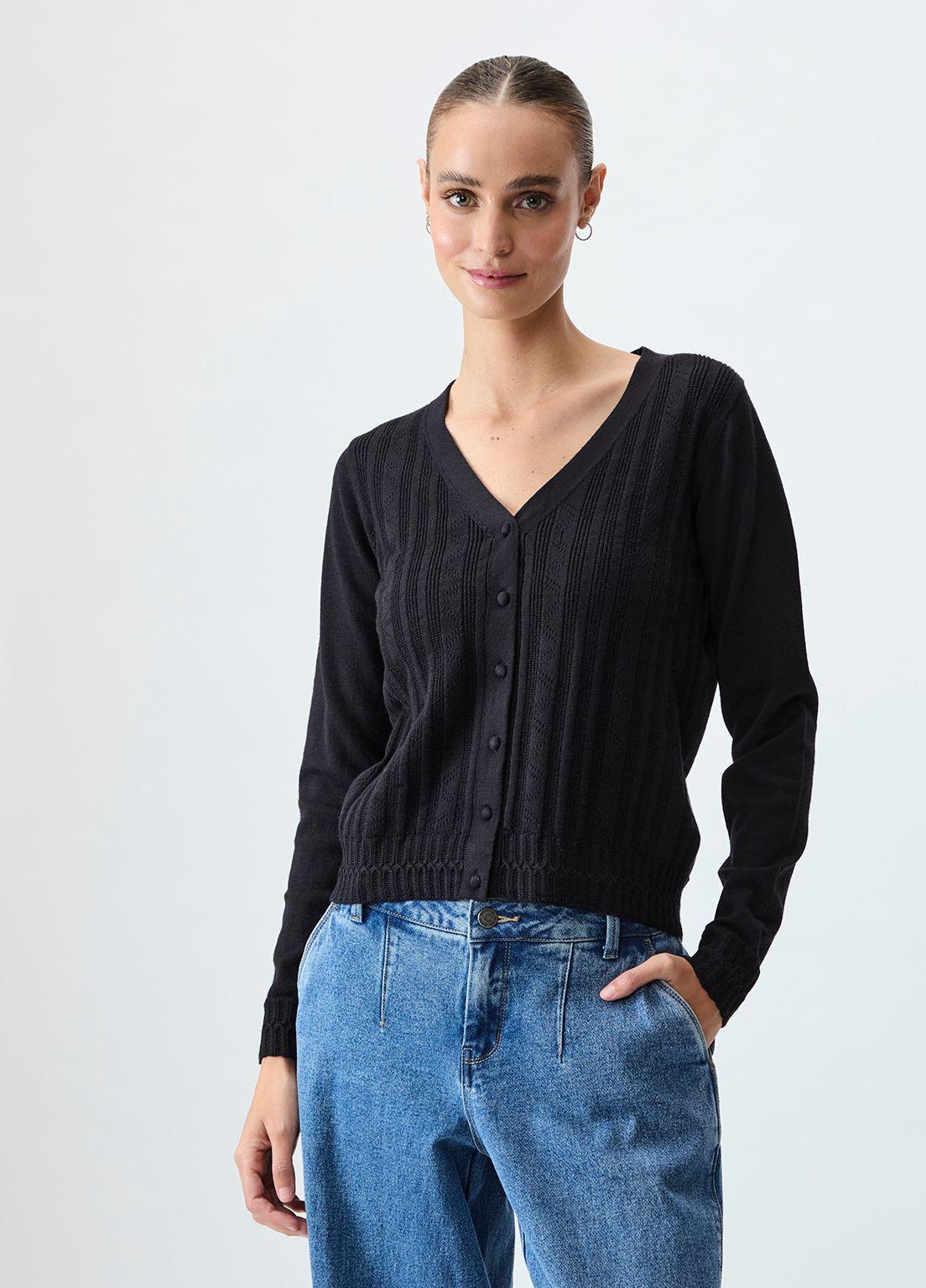 Chaleco Liso Negro 18020125050102-0