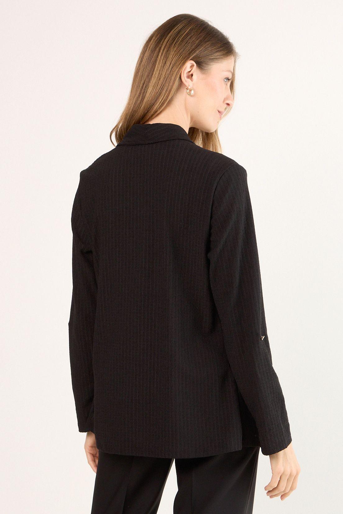 Tapado Manga Larga Negro Ma Griffe 15402225051102-2