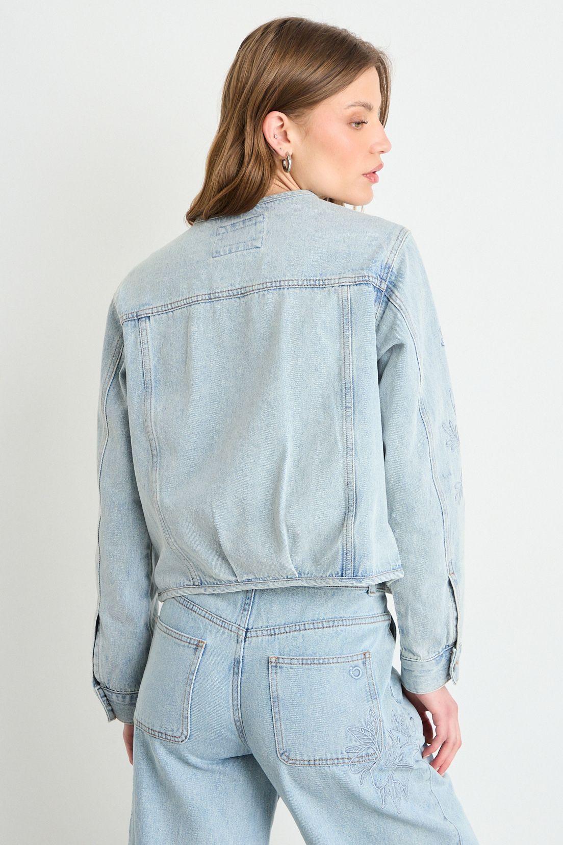 Chaqueta Mezclilla Celeste iO 17820225005110-1