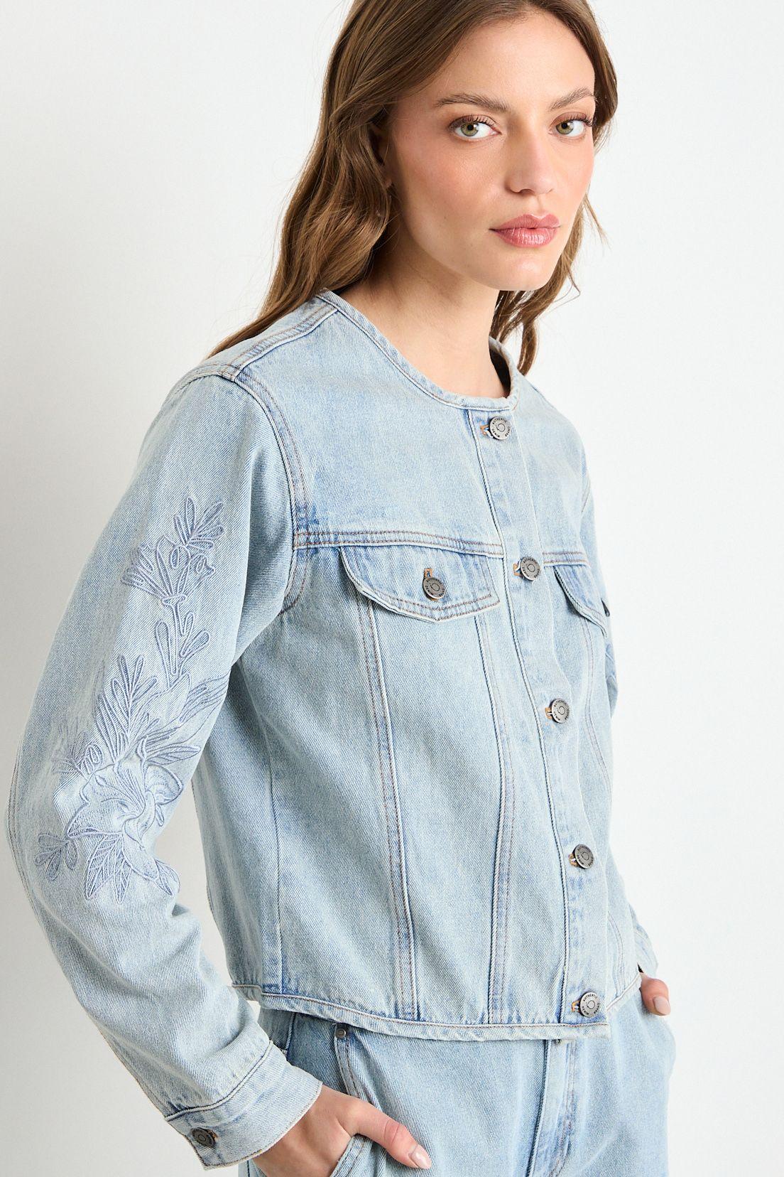 Chaqueta Mezclilla Celeste iO 17820225005110-2