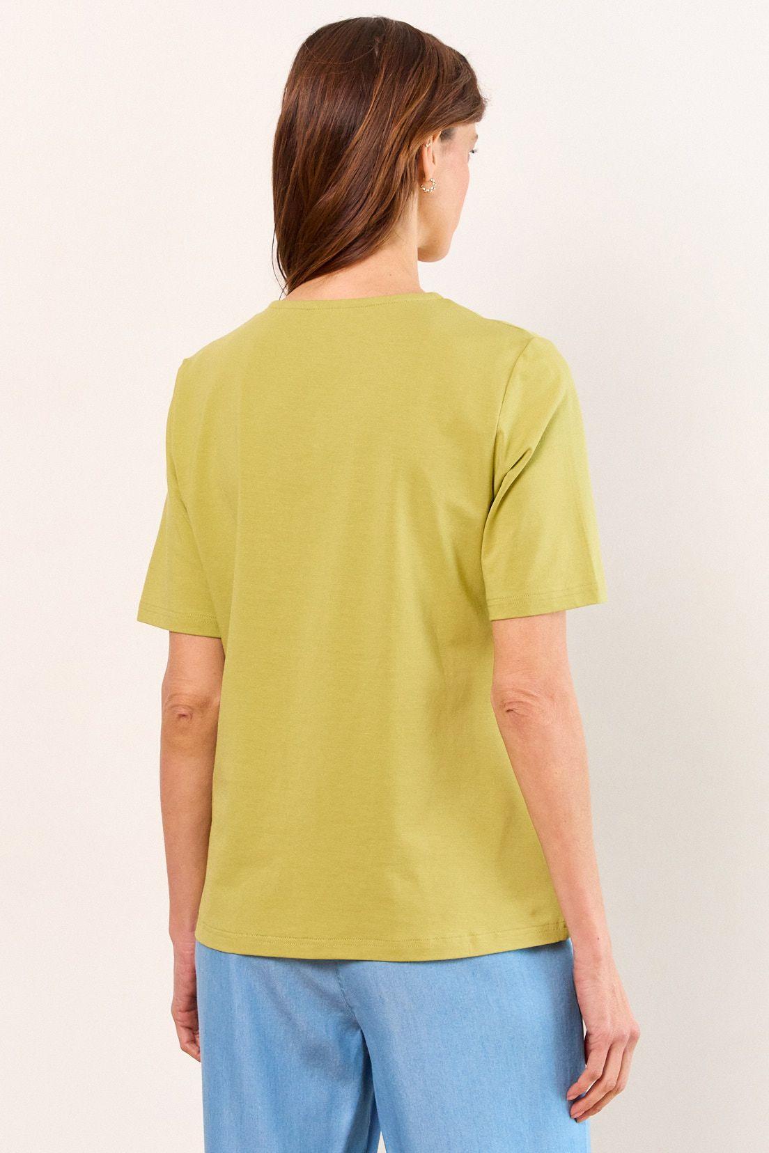 Polera Manga Corta Verde Ma Griffe 14202226005137-2