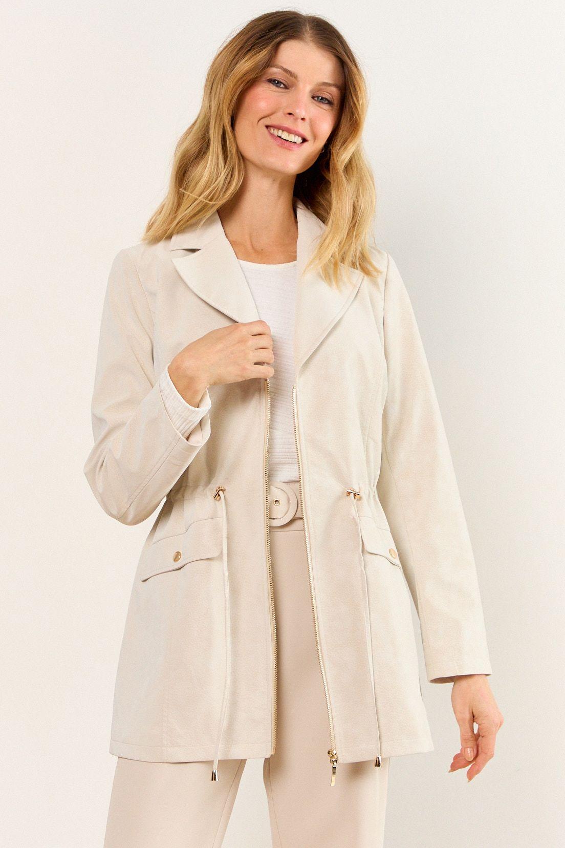 Trench Semi Formal Beige Ma Griffe 17402226003106-0