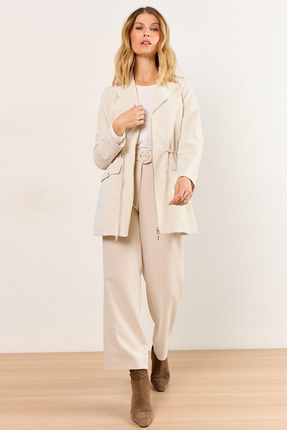 Trench Semi Formal Beige Ma Griffe 17402226003106-3