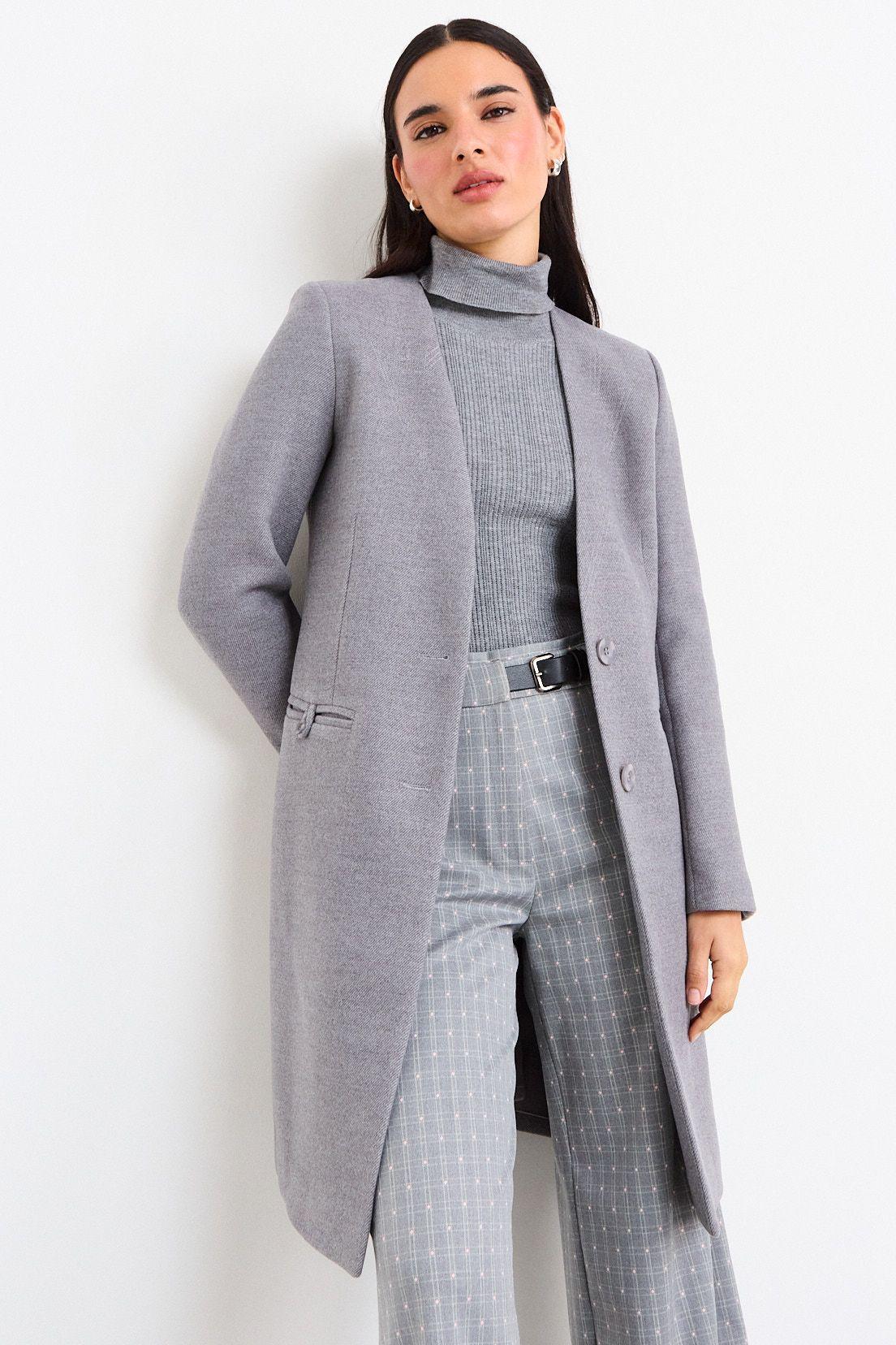 Chaqueton Liso Gris iO 17220226001113-0
