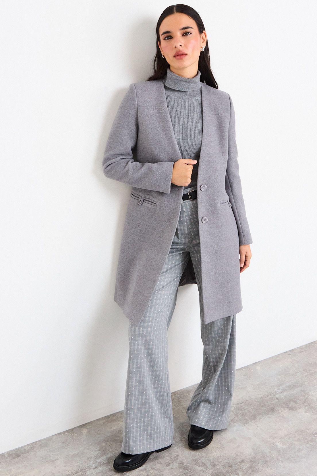 Chaqueton Liso Gris iO 17220226001113-3