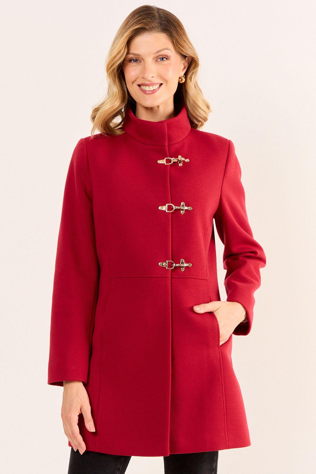 Chaqueton Cuello Alto Rojo Ma Griffe 17202126055103-0
