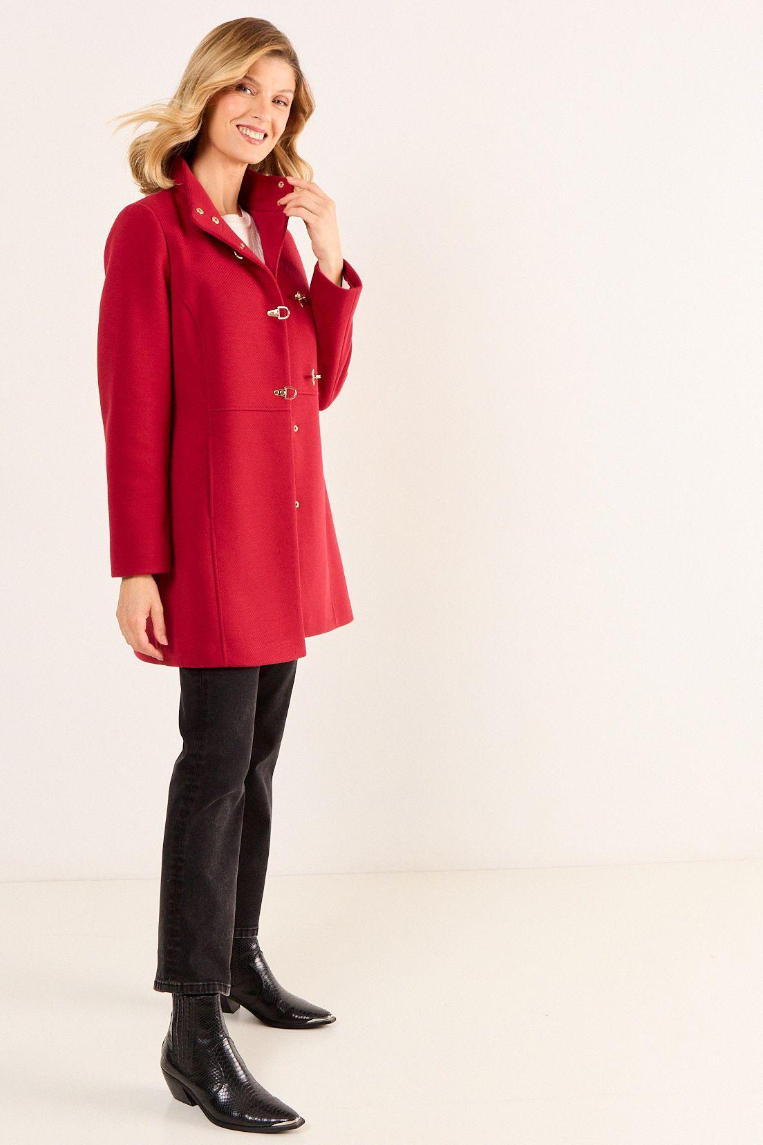 Chaqueton Cuello Alto Rojo Ma Griffe 17202126055103-3
