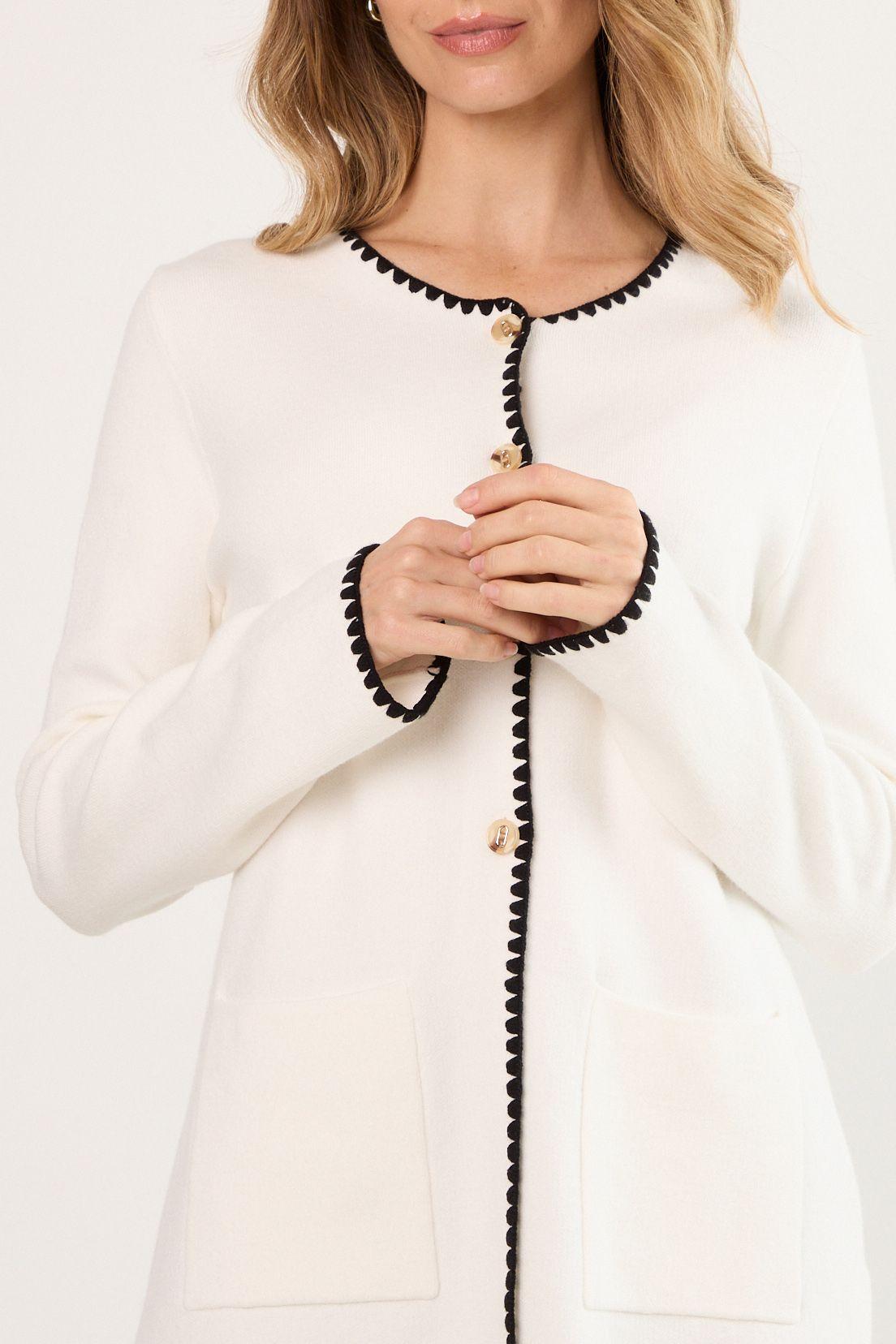 Cardigan Crudo Ma Griffe 18002225050105-1