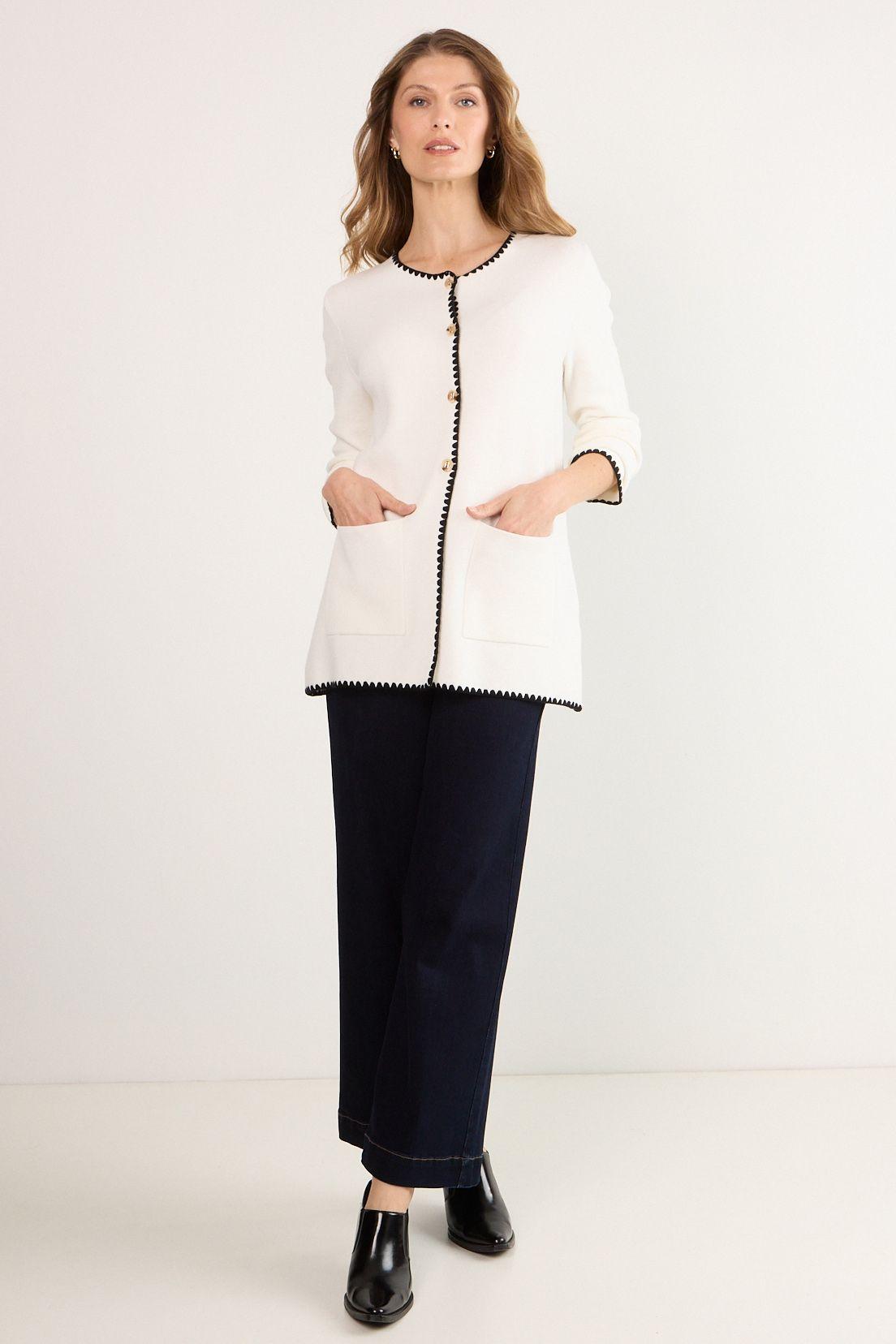 Cardigan Crudo Ma Griffe 18002225050105-4