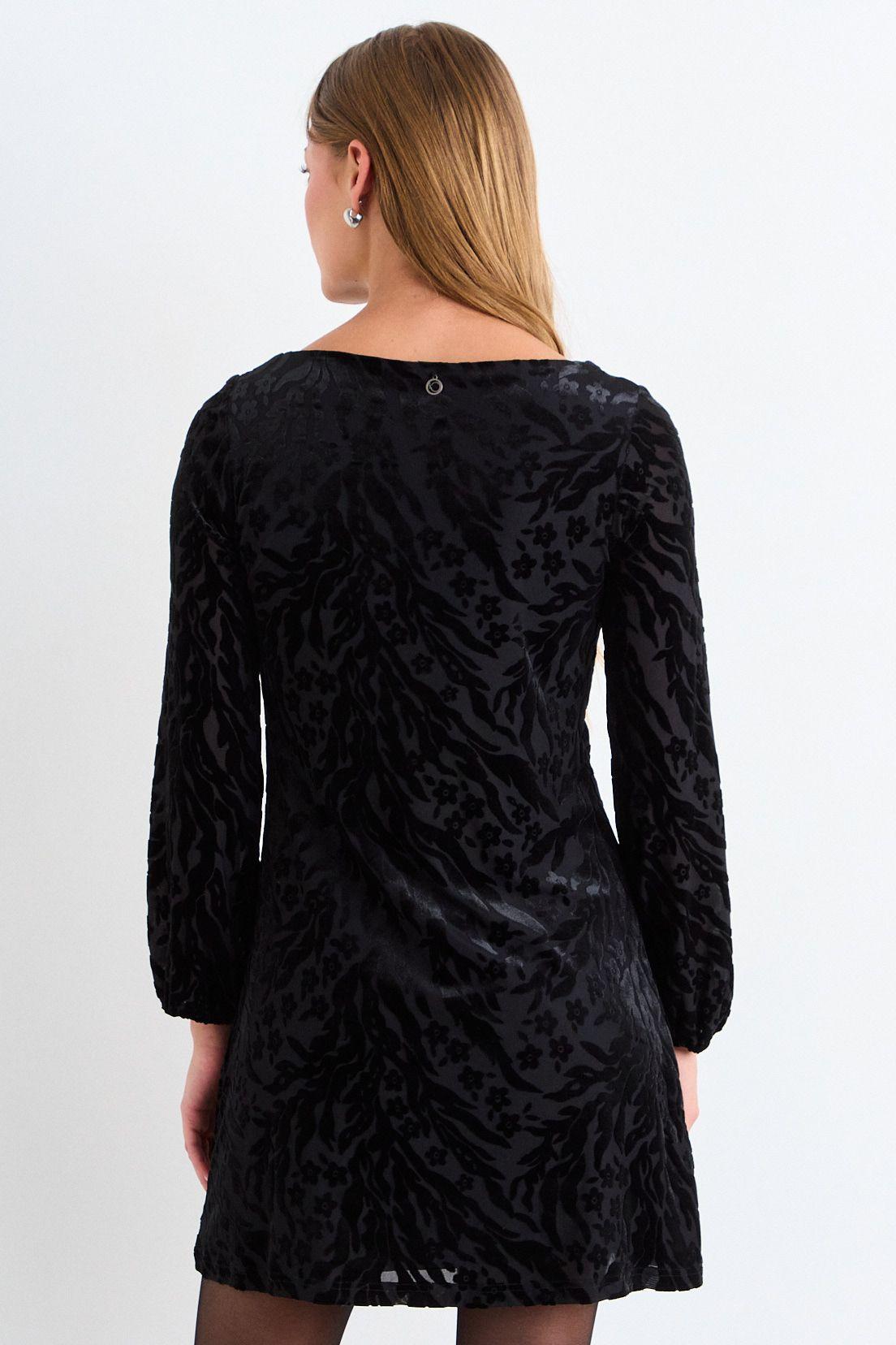 Vestido Liso Negro iO 13020126054102-3