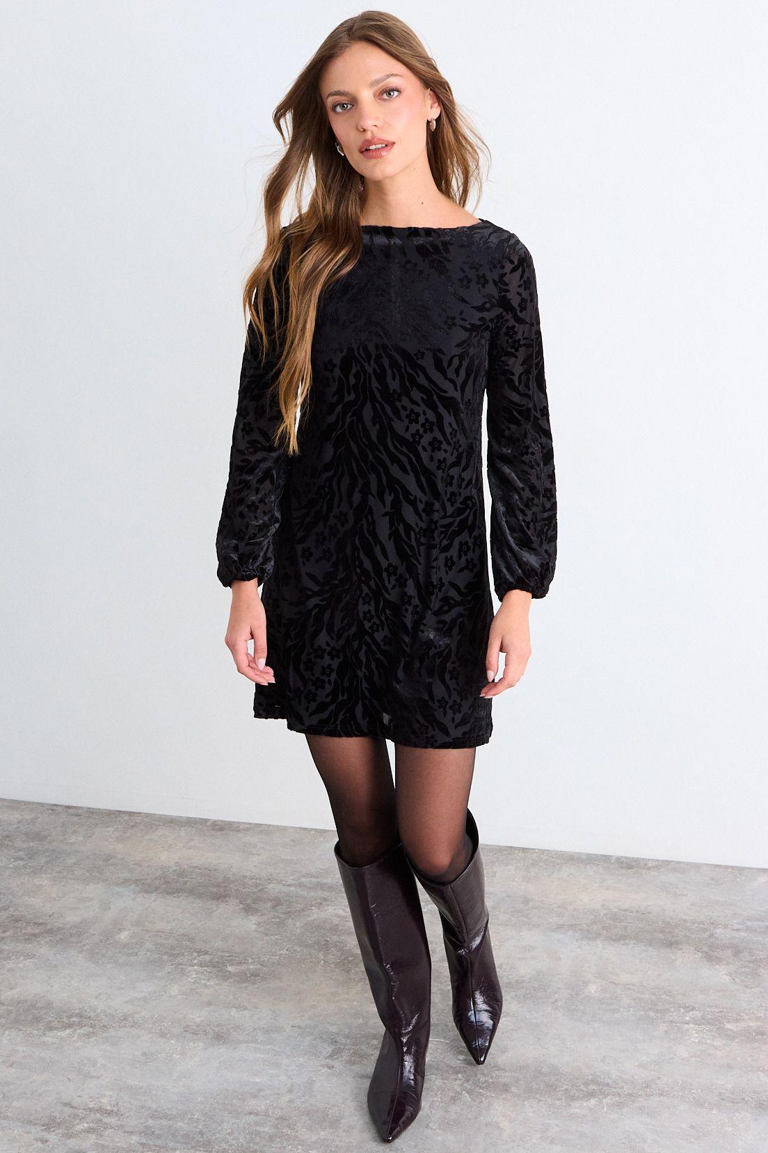 Vestido Liso Negro iO 13020126054102-1